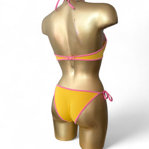 Yellow pads bikini set (S)