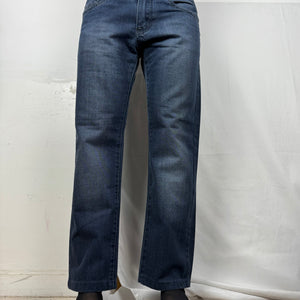 Navy low rise baggy pants (S/M)