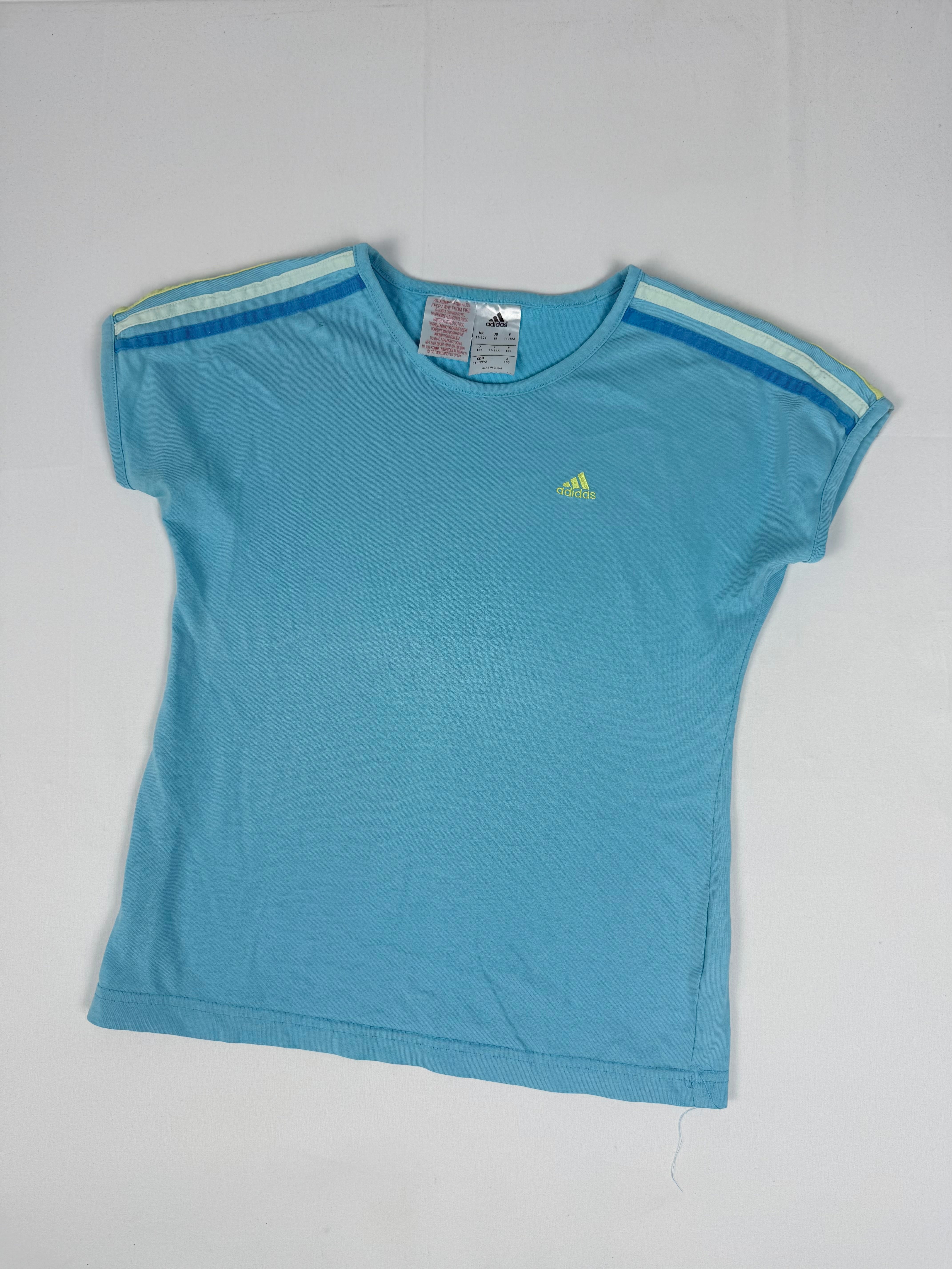 Blue 100% cotton tee (M)