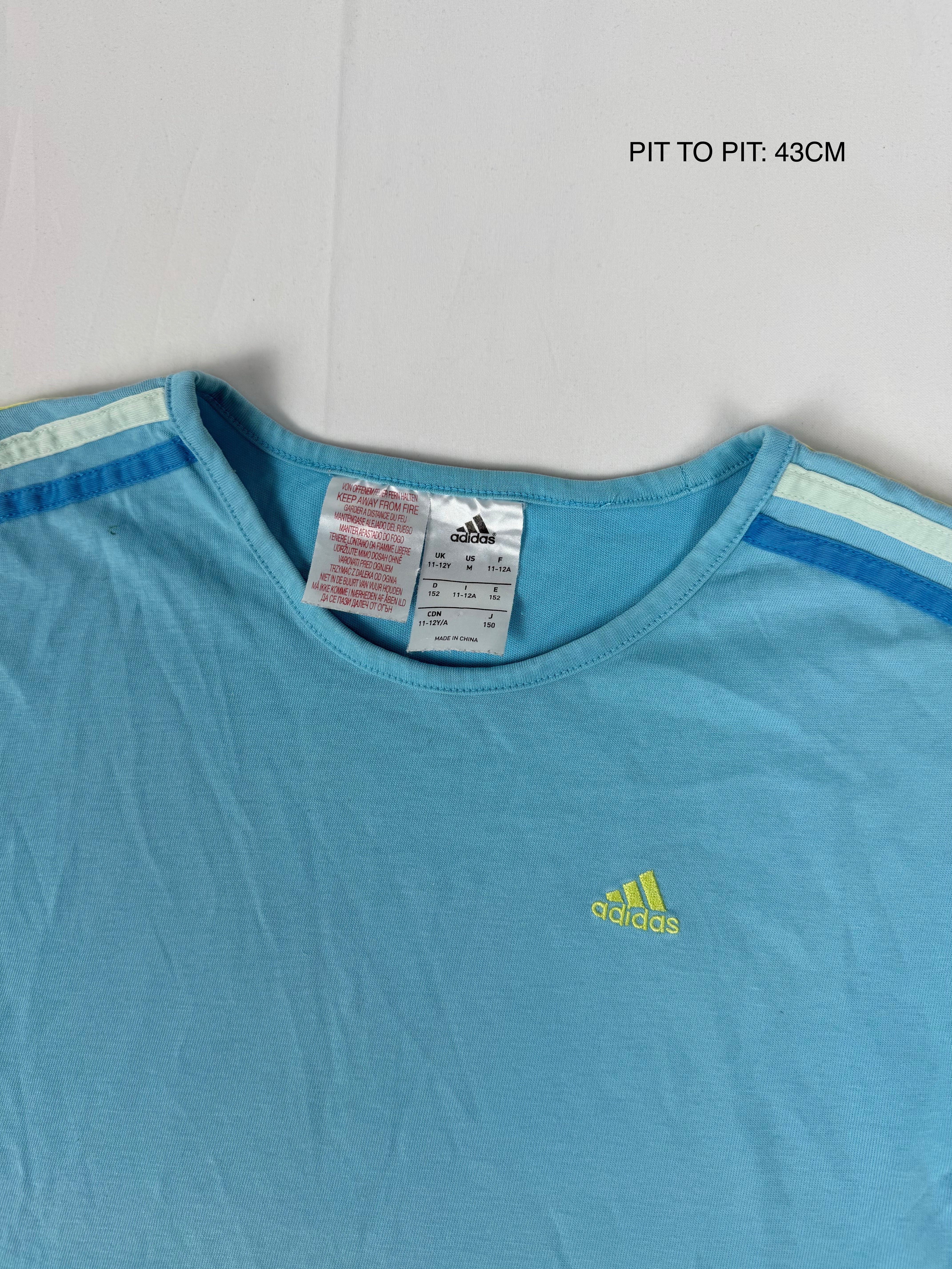 Blue 100% cotton tee (M)