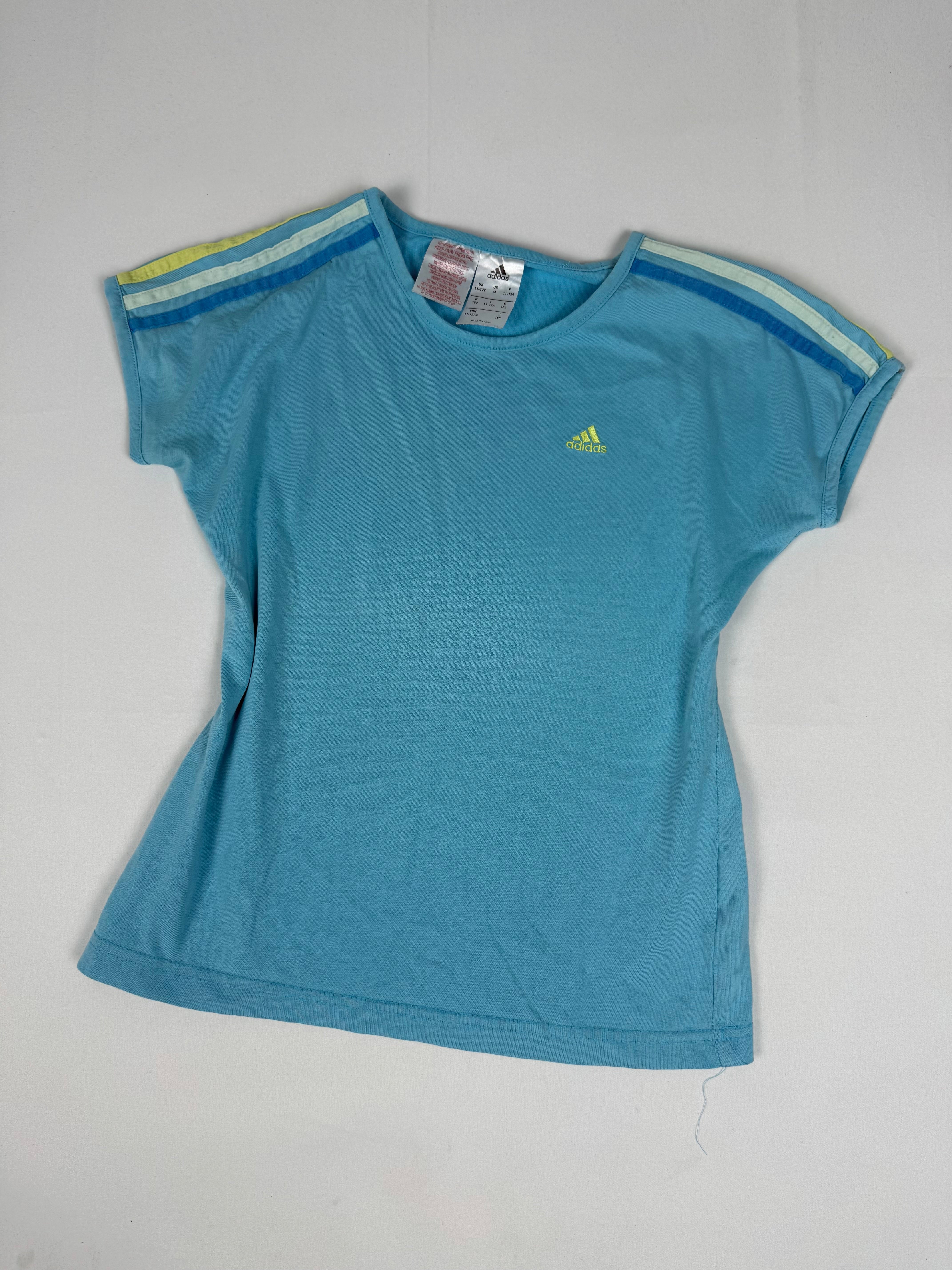 Blue 100% cotton tee (M)