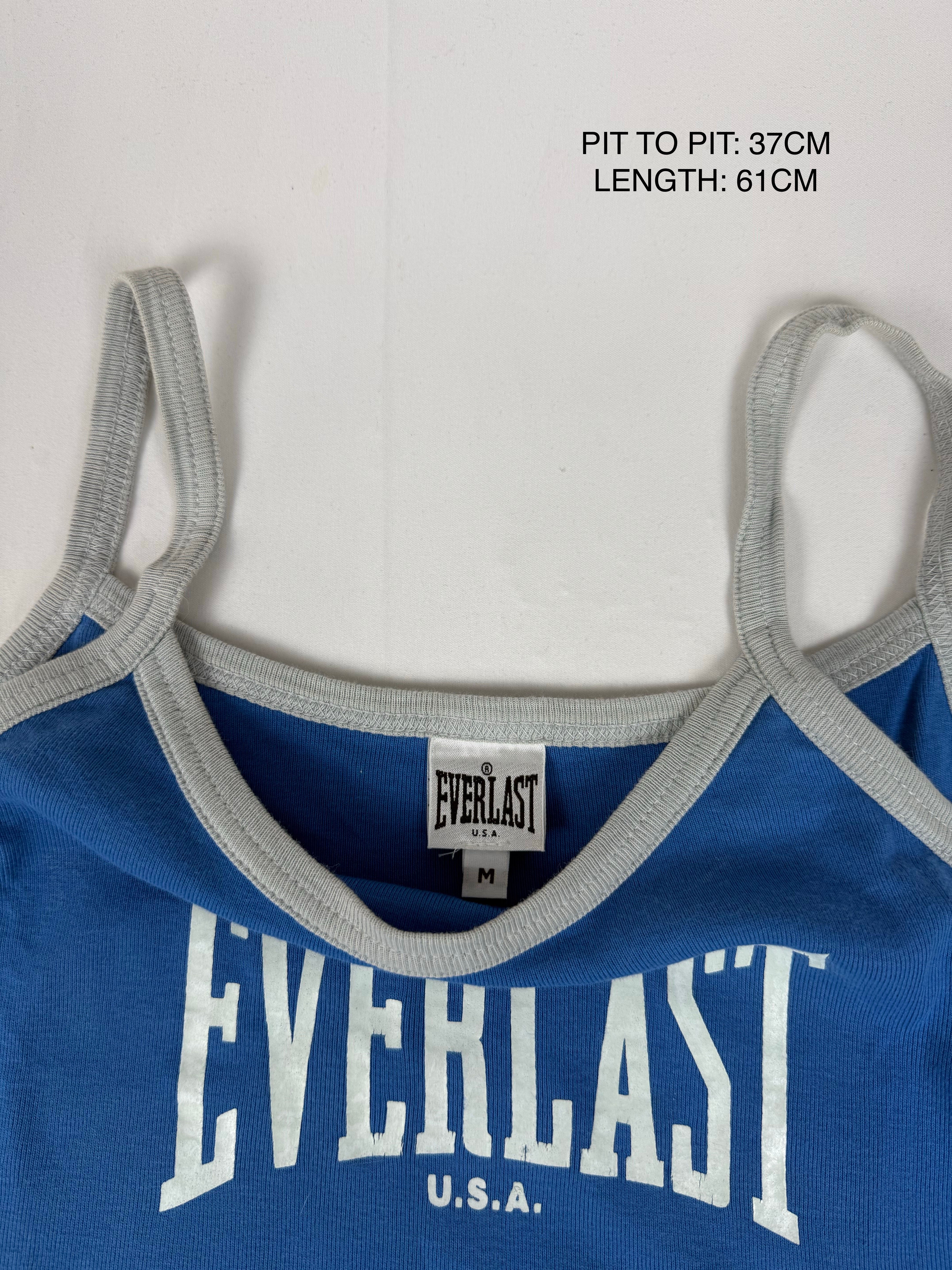 Blue cotton mini dress (M)