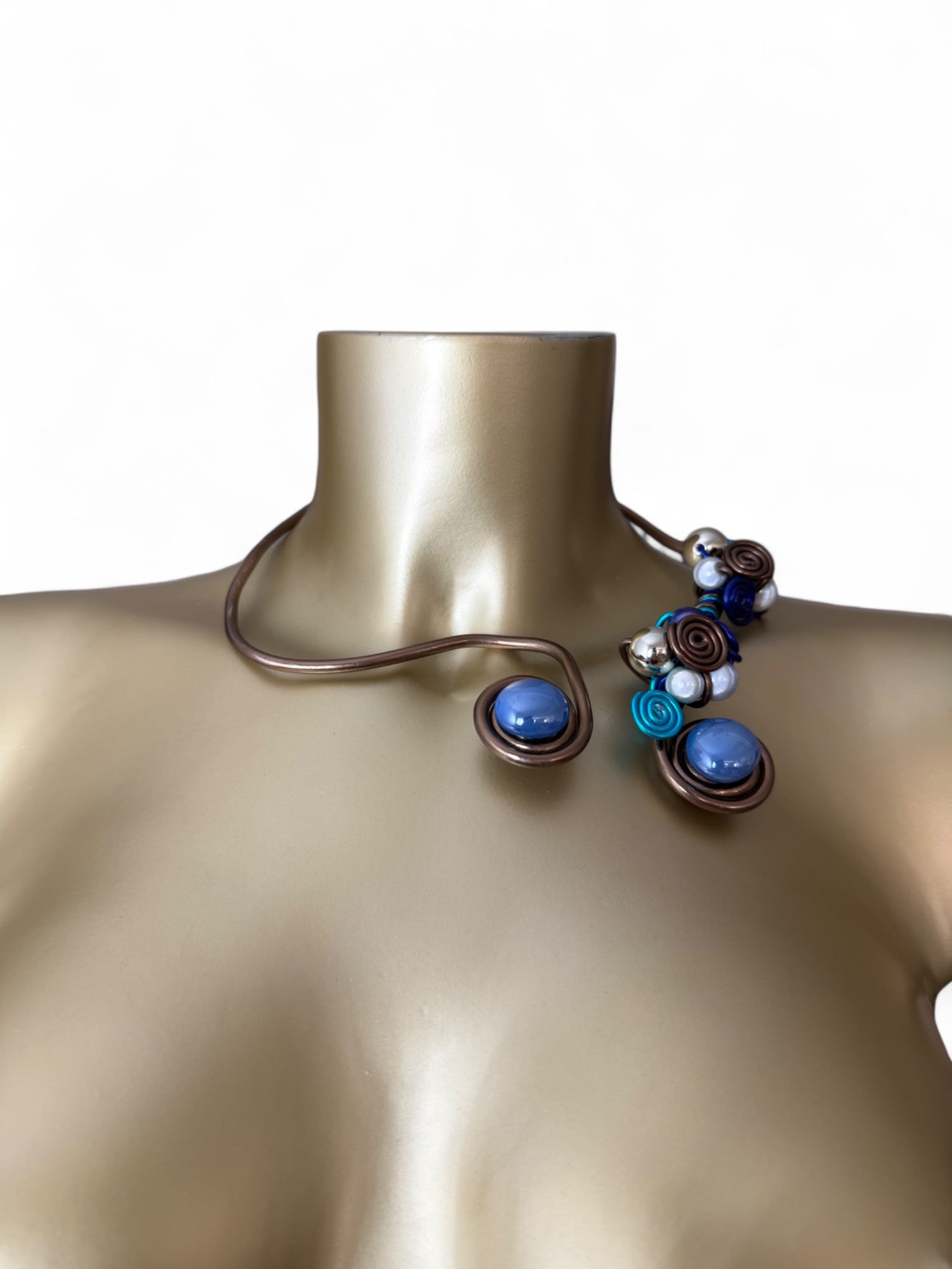 Rigid multiway boho necklace