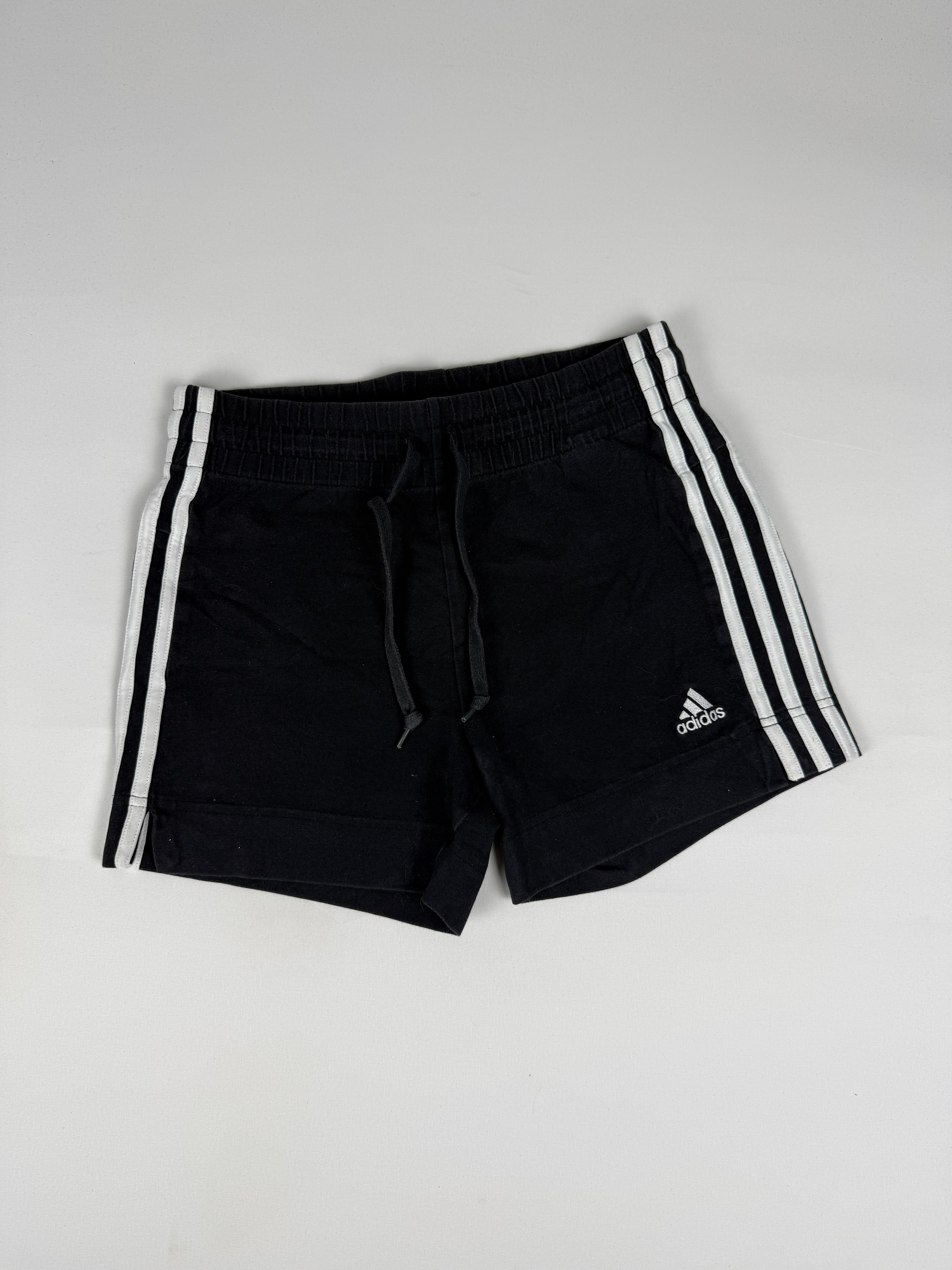 Black & white cotton mini short (XS)