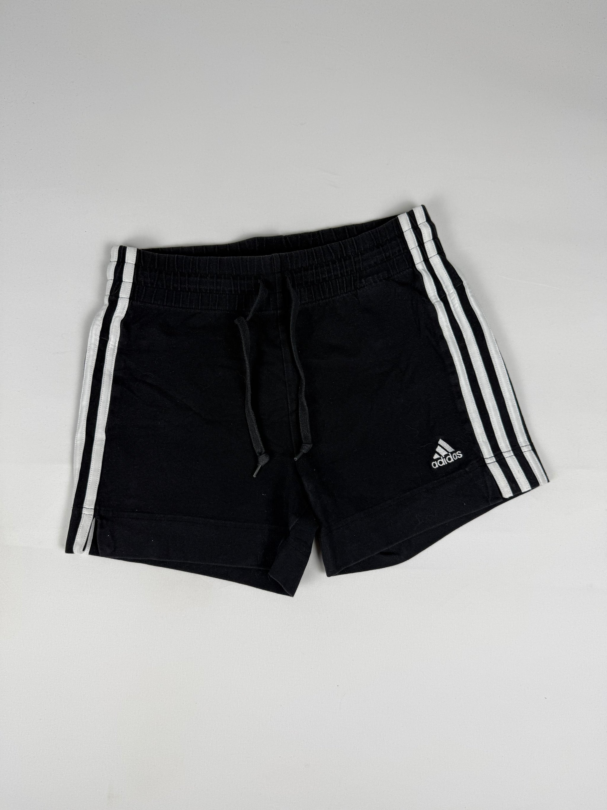 Black & white cotton mini short (XS)