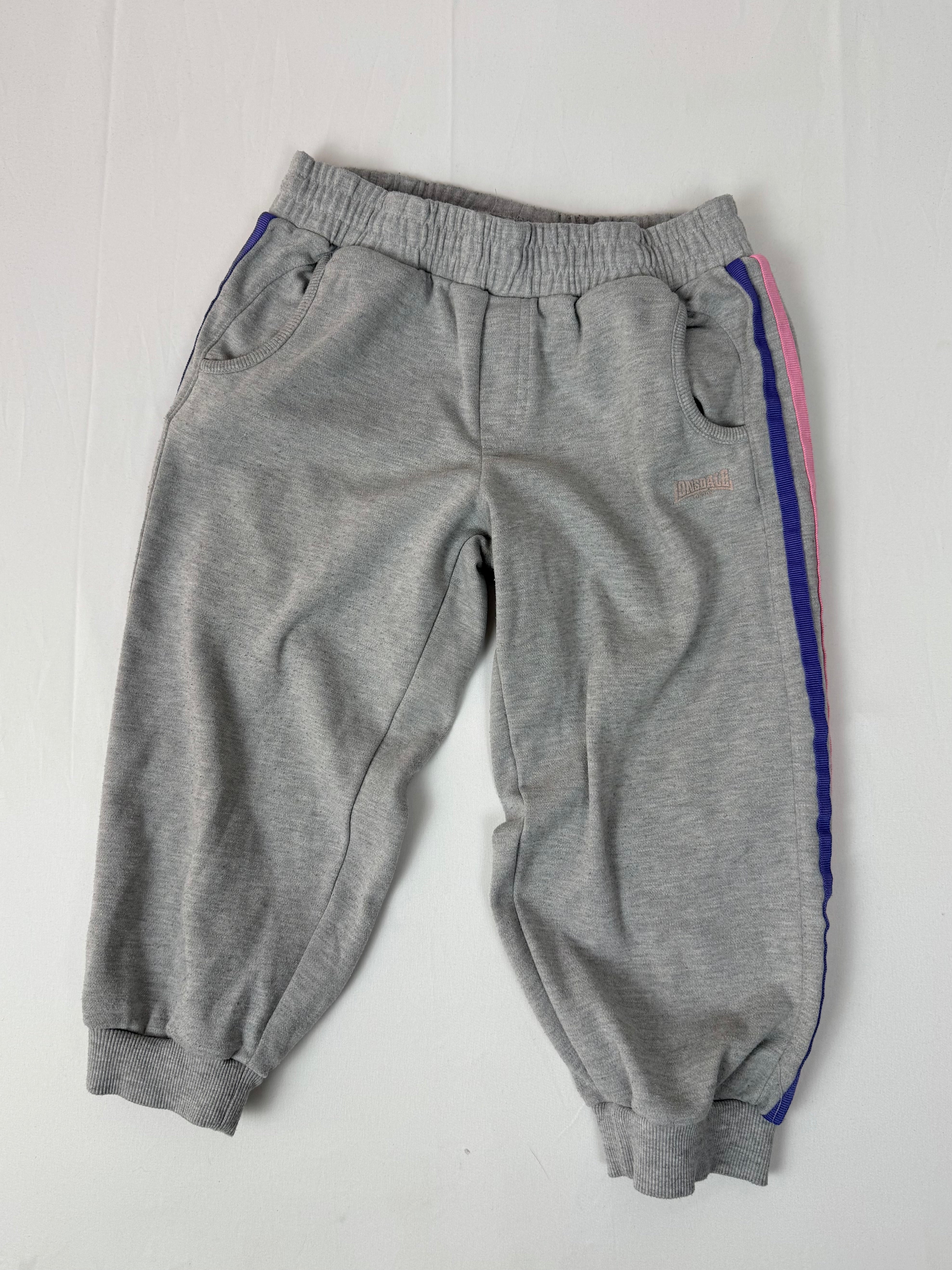 Grey low rise activewear capri pants (XS/S)