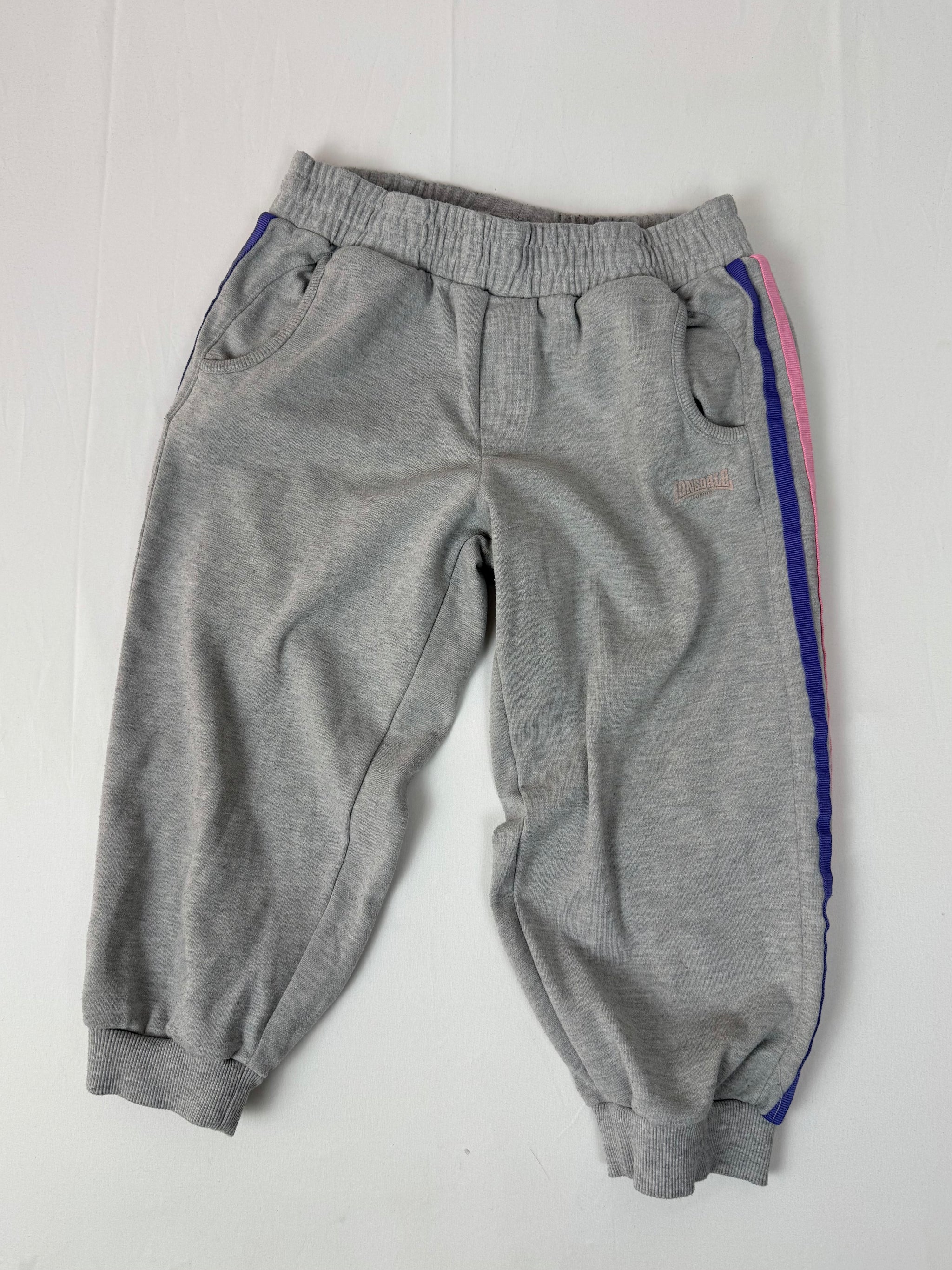 Grey low rise activewear capri pants (XS/S)