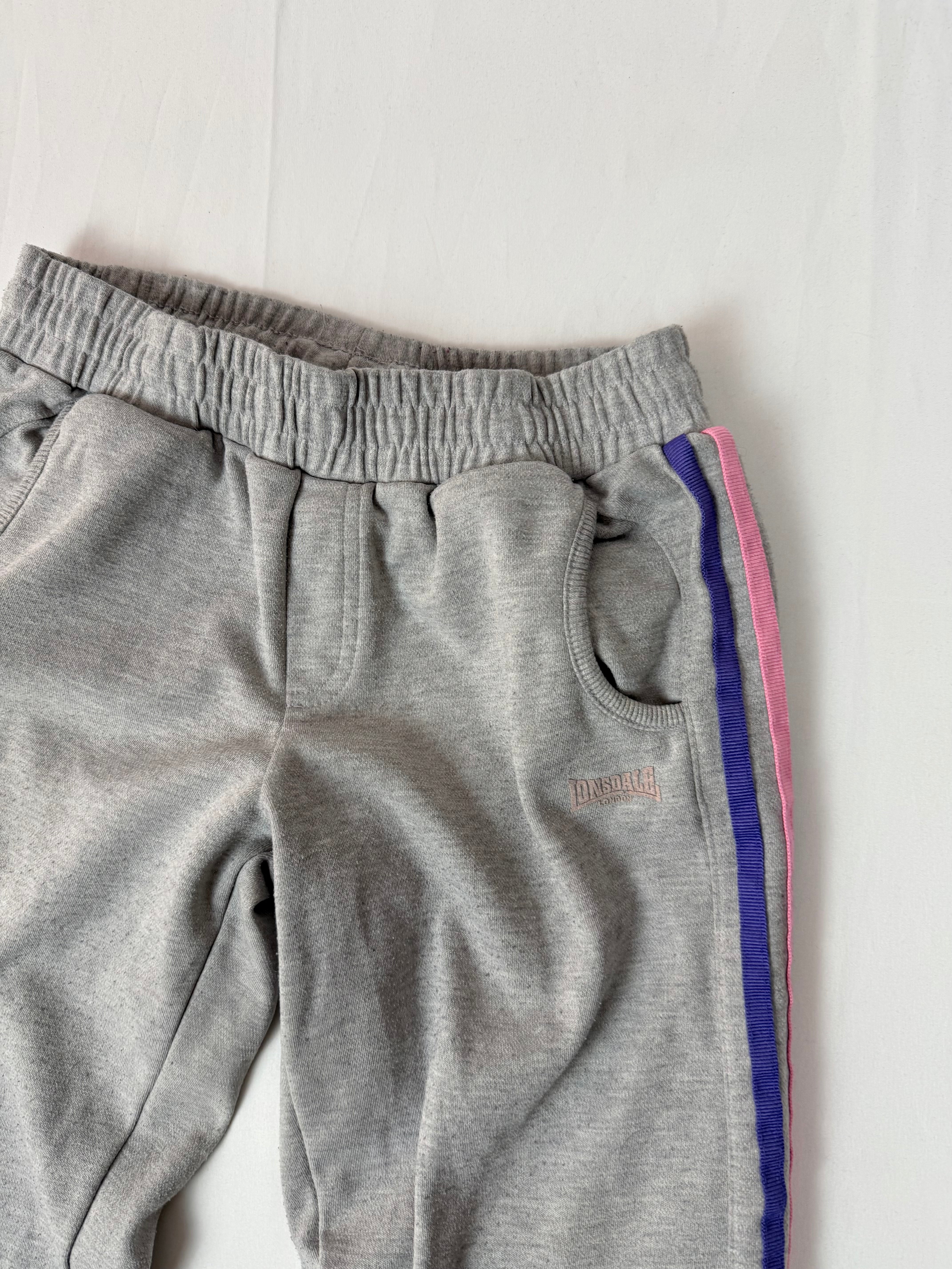 Grey low rise activewear capri pants (XS/S)