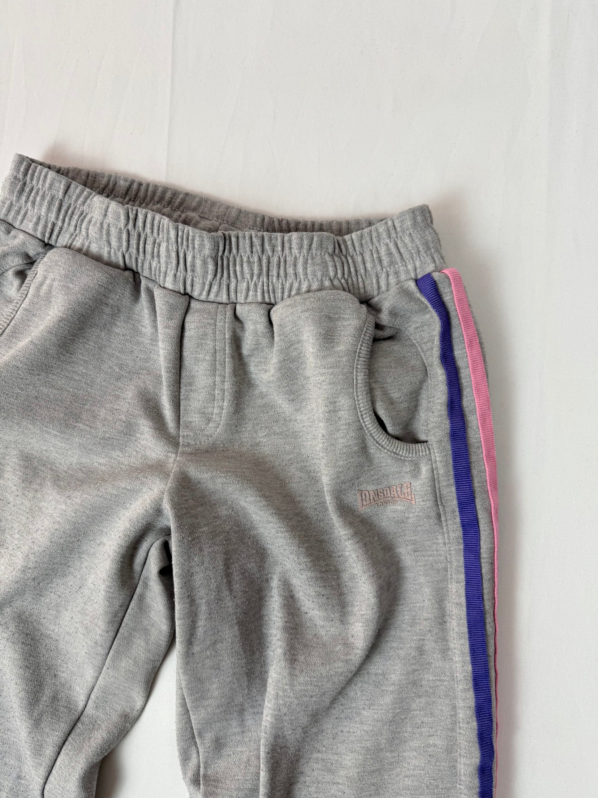 Grey low rise activewear capri pants (XS/S)
