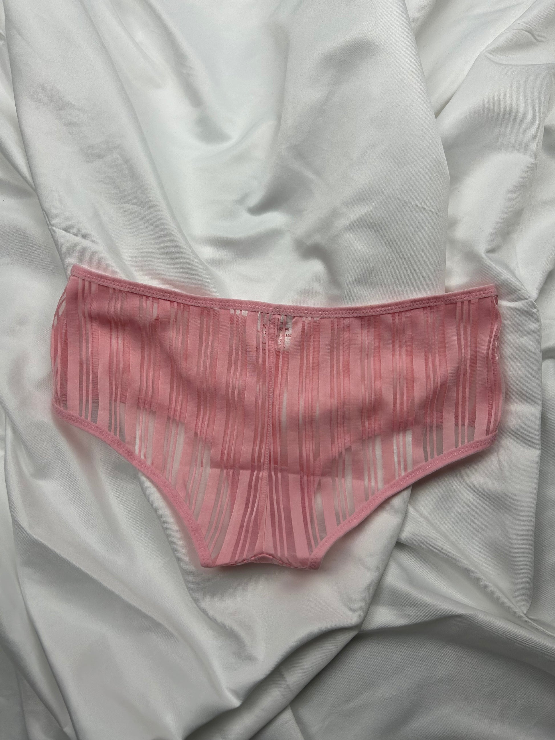 Pink mesh panty (S)