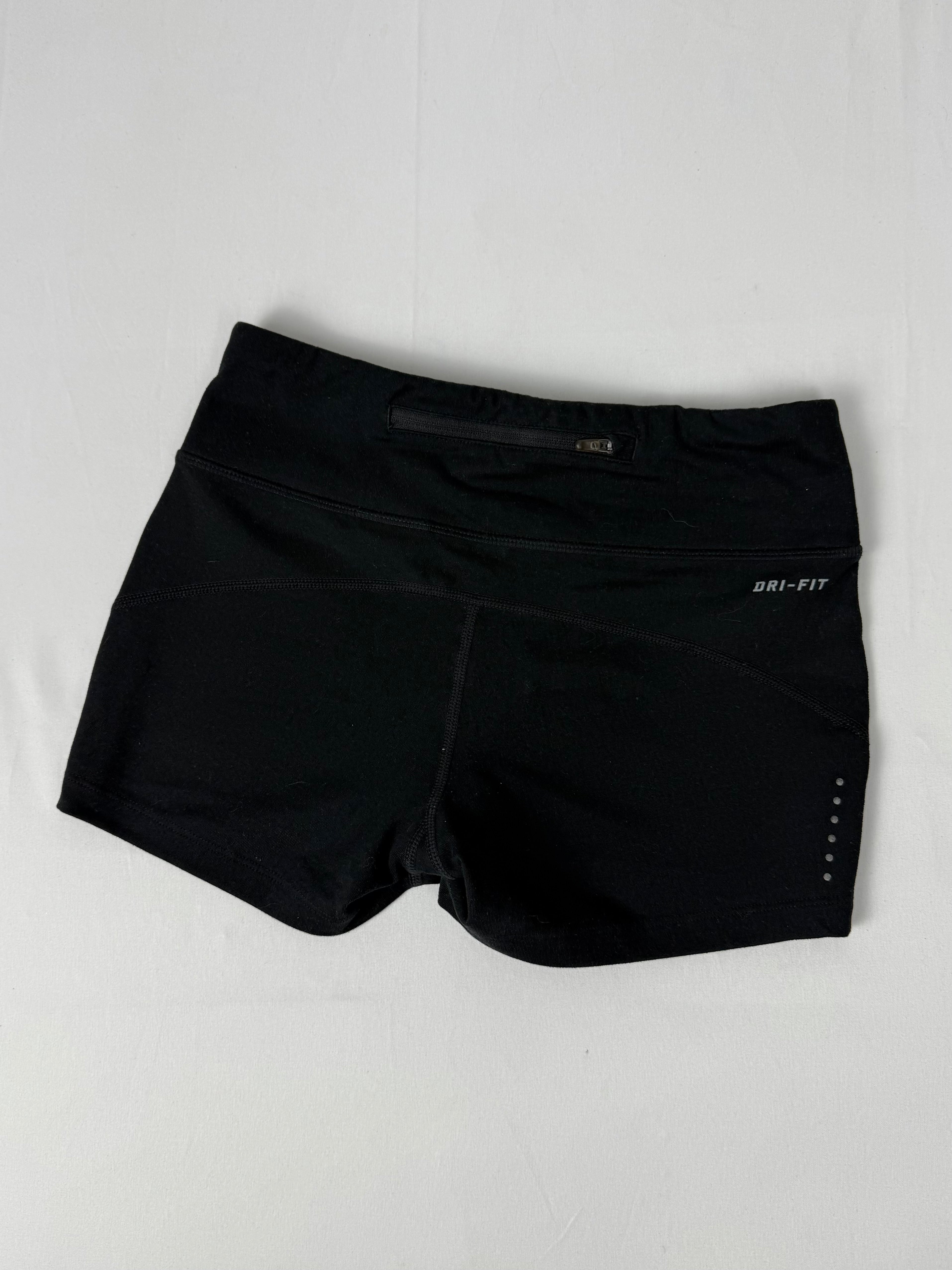 Black activewear mini short (XS/S)