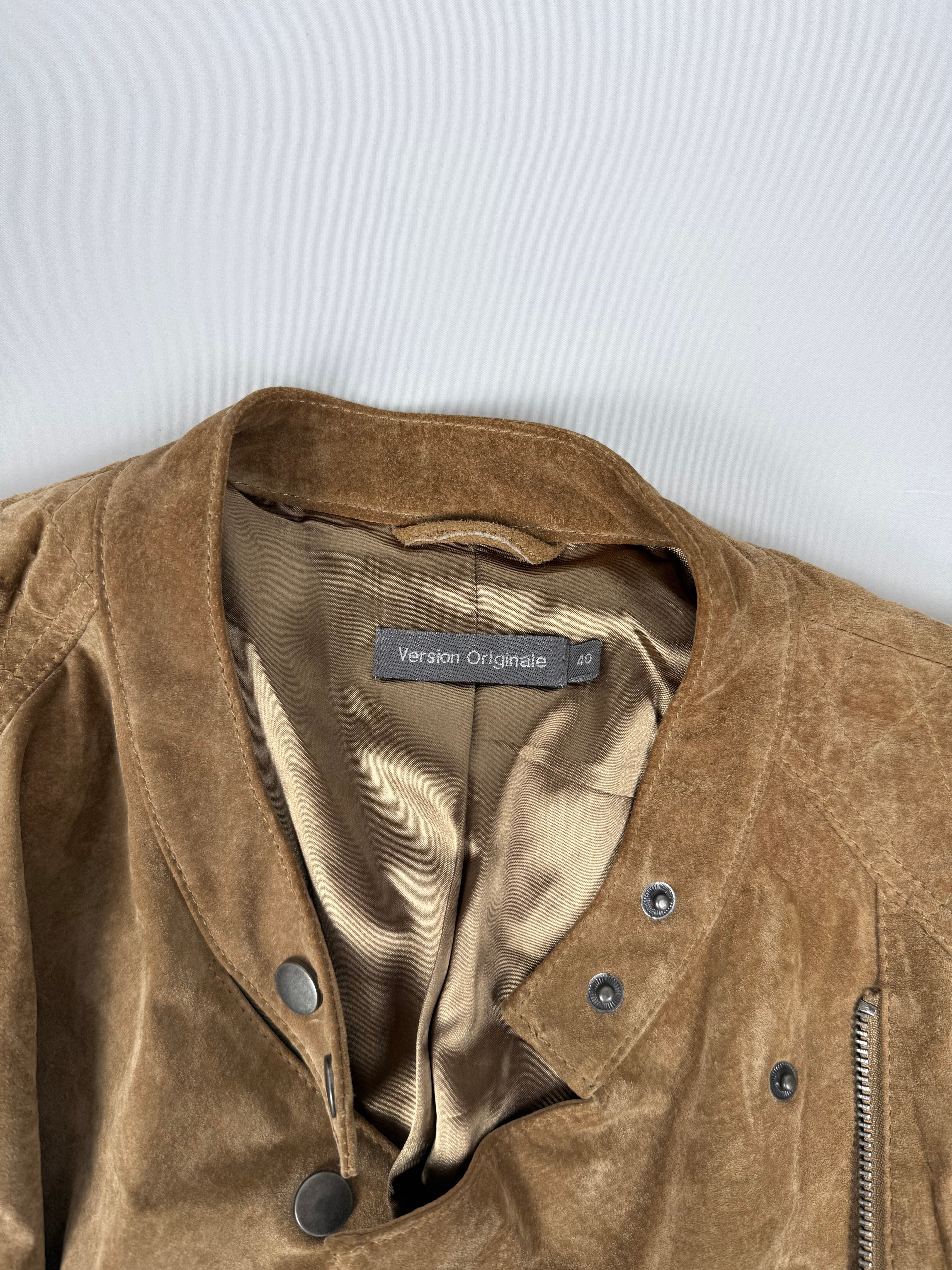 Blazer de bureau noir zippé (M)