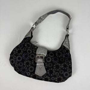 Black buckle shoulder bag (20x37 cm)