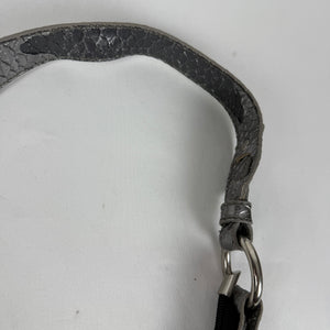 Black buckle shoulder bag (20x37 cm)