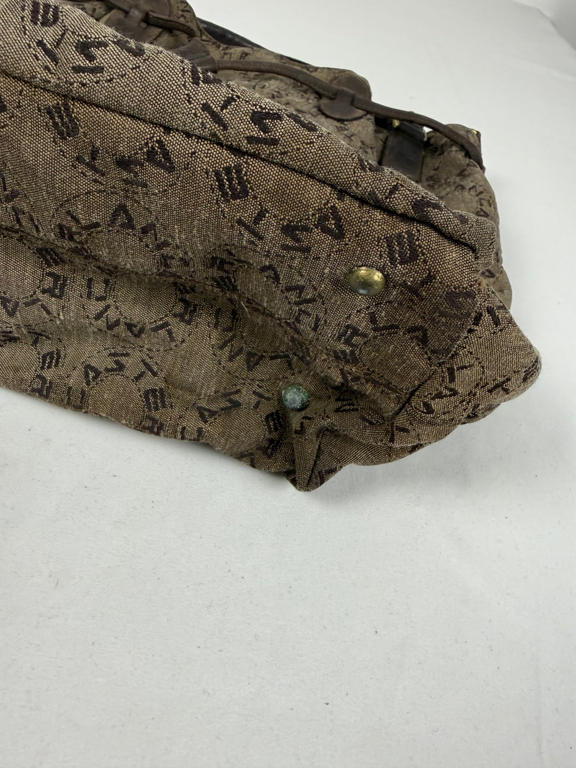 Brown maxi uni shoulder bag (28x38 cm)