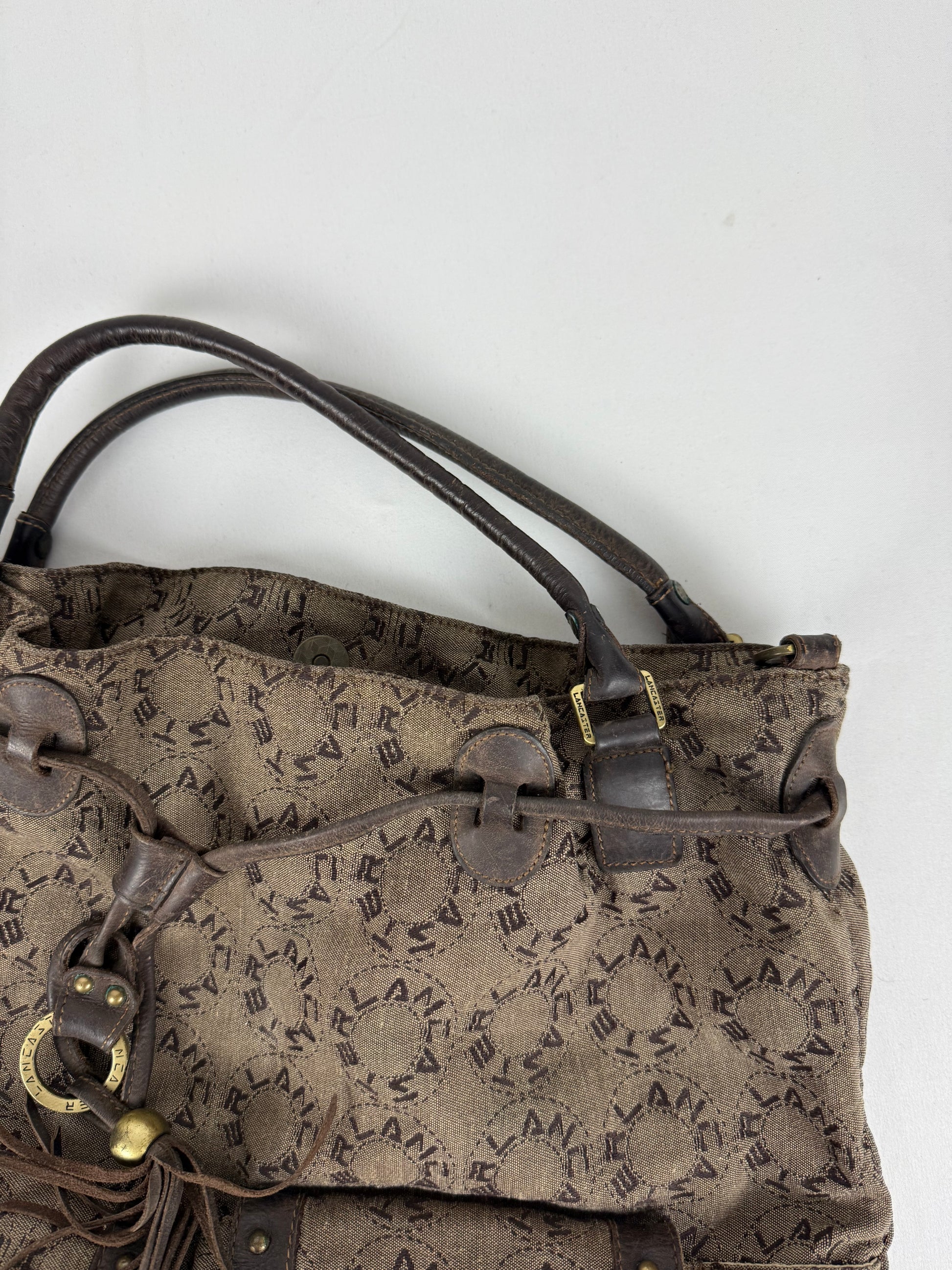 Brown maxi uni shoulder bag (28x38 cm)