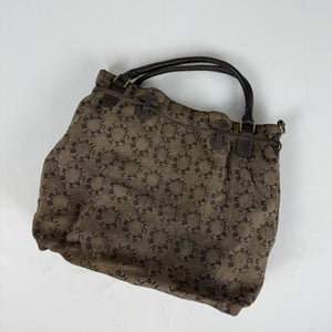 Brown maxi uni shoulder bag (28x38 cm)