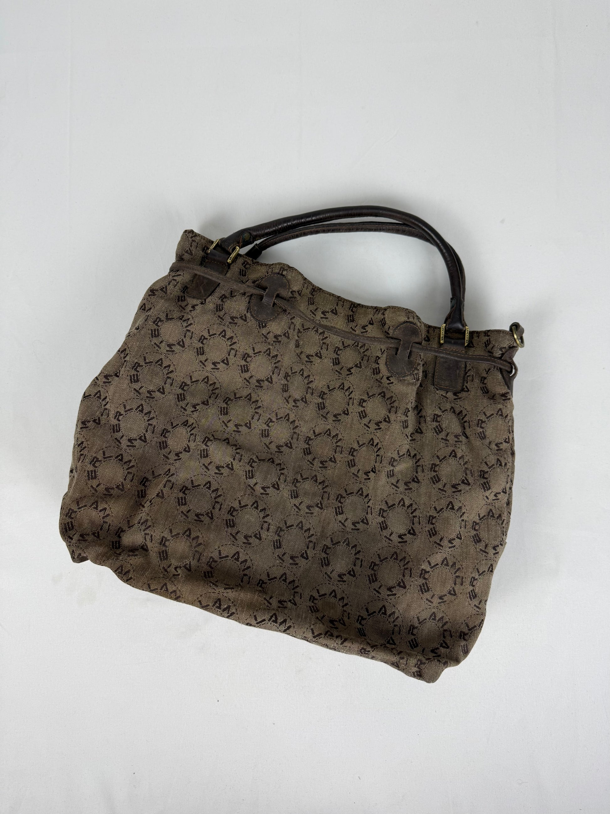Brown maxi uni shoulder bag (28x38 cm)