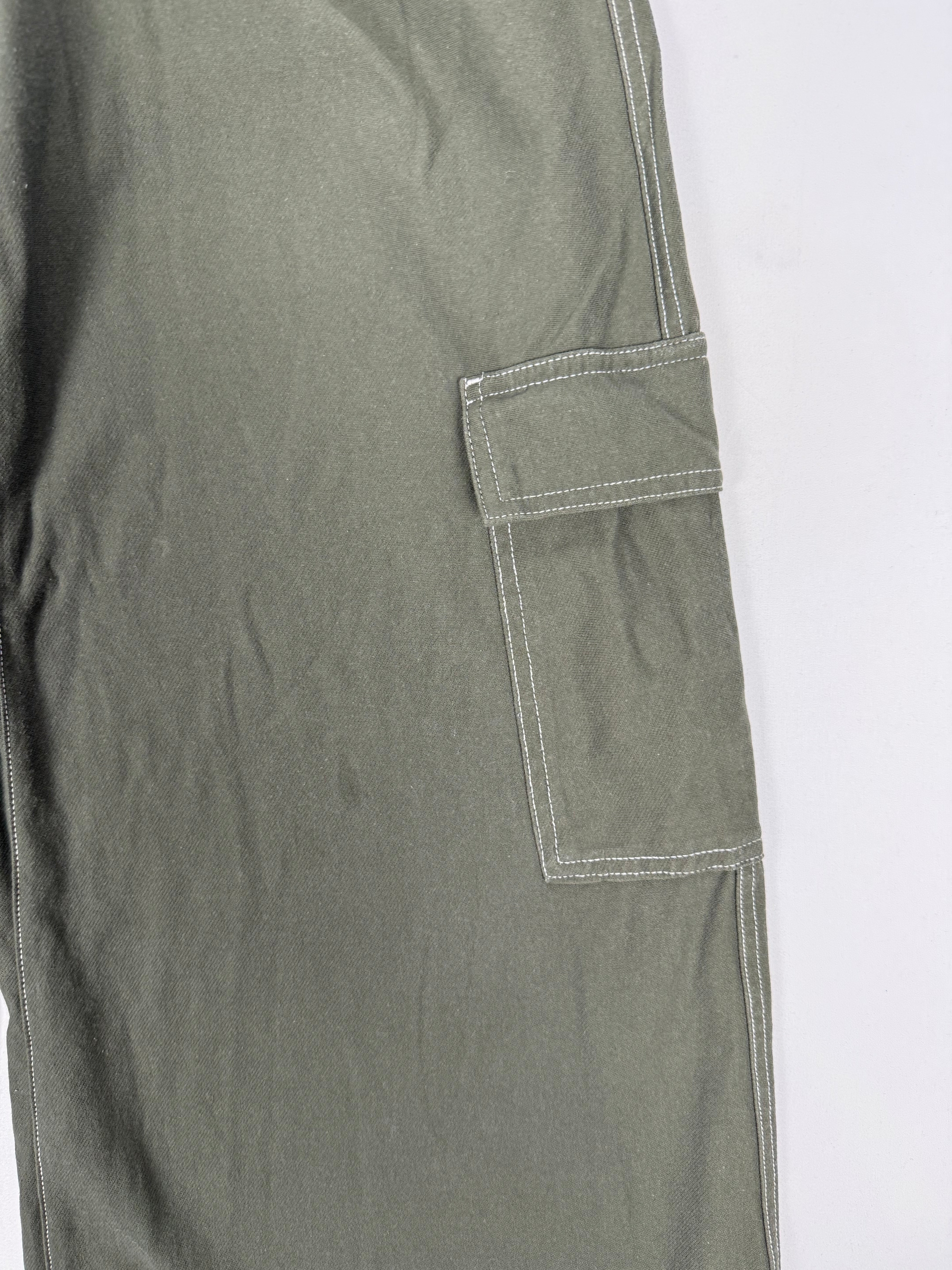 Khaki baggy cargo pants (XS)