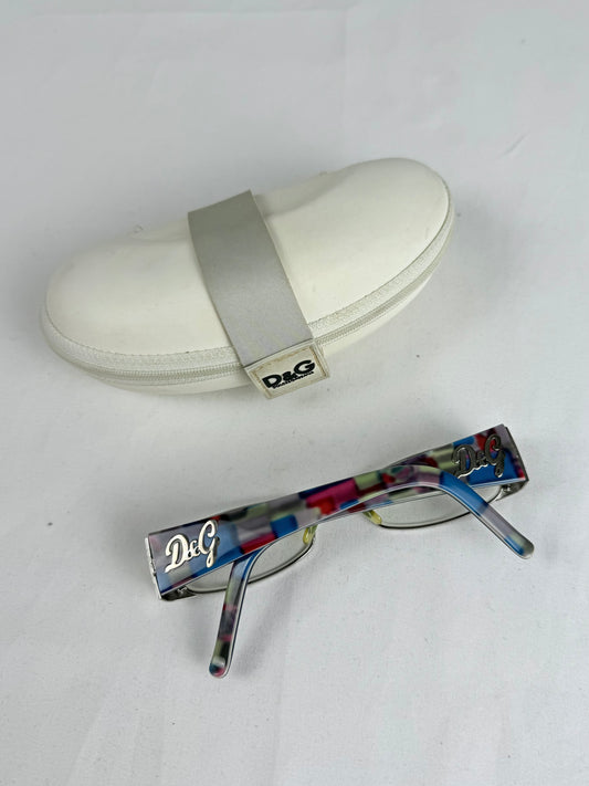 Multicolor & silver logo office glasses (without prescription)