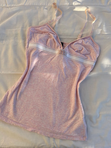 Baby pink stretchy cami top (S/M)