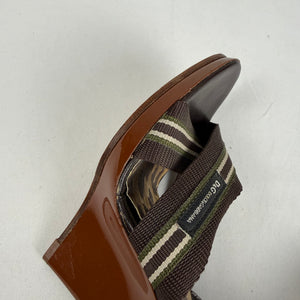 Brown wedge heels (37)