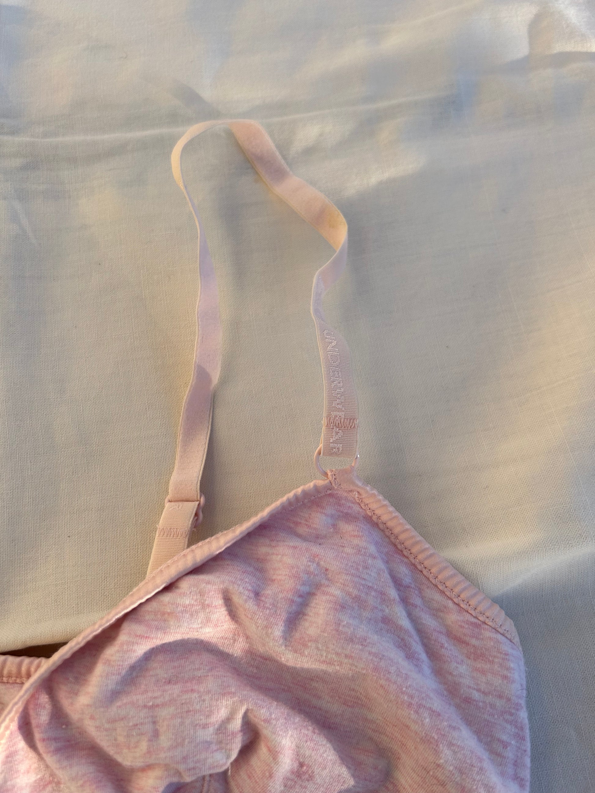 Baby pink stretchy cami top (S/M)