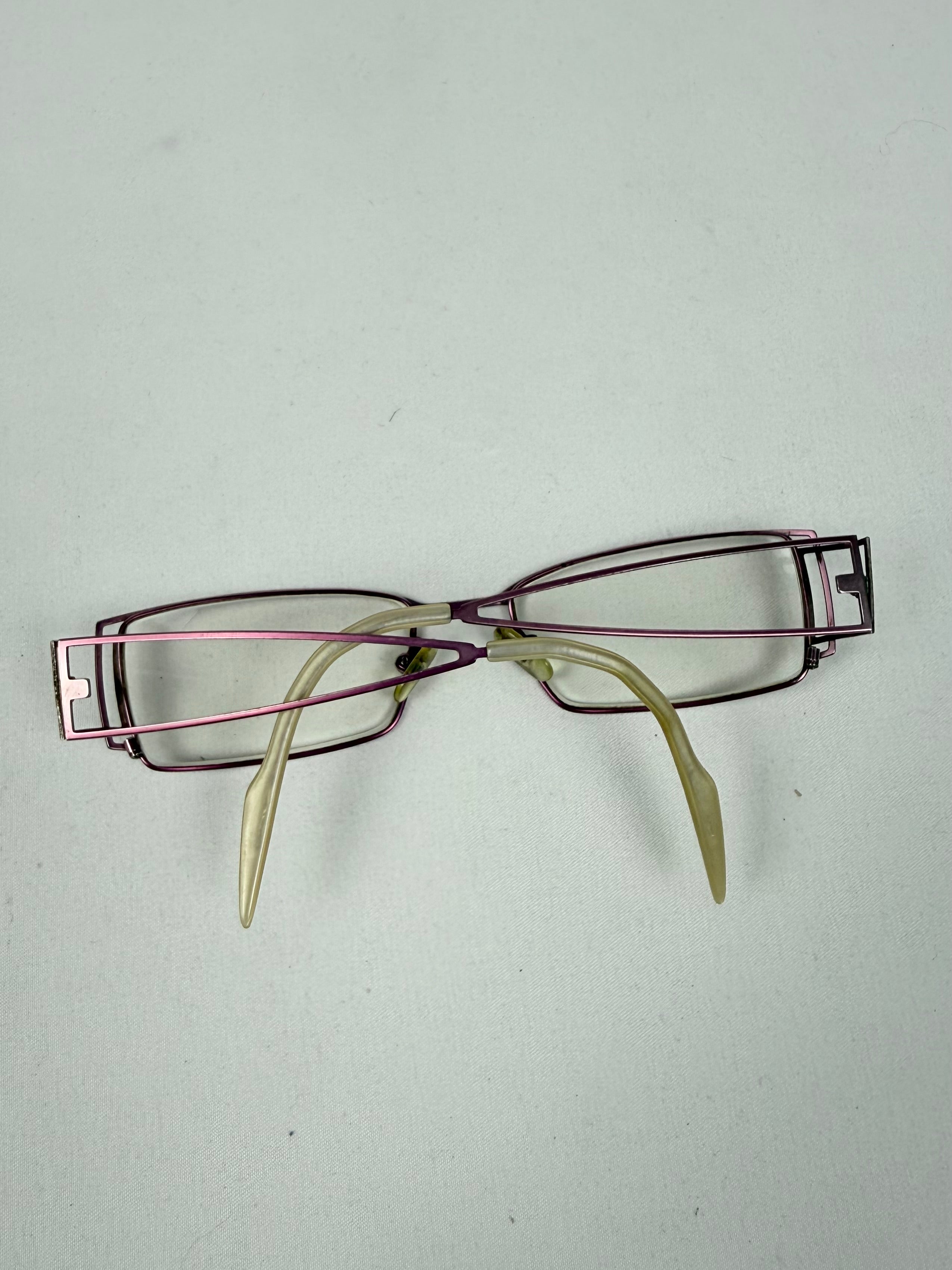 Pink metallic office glasses (with prescription)