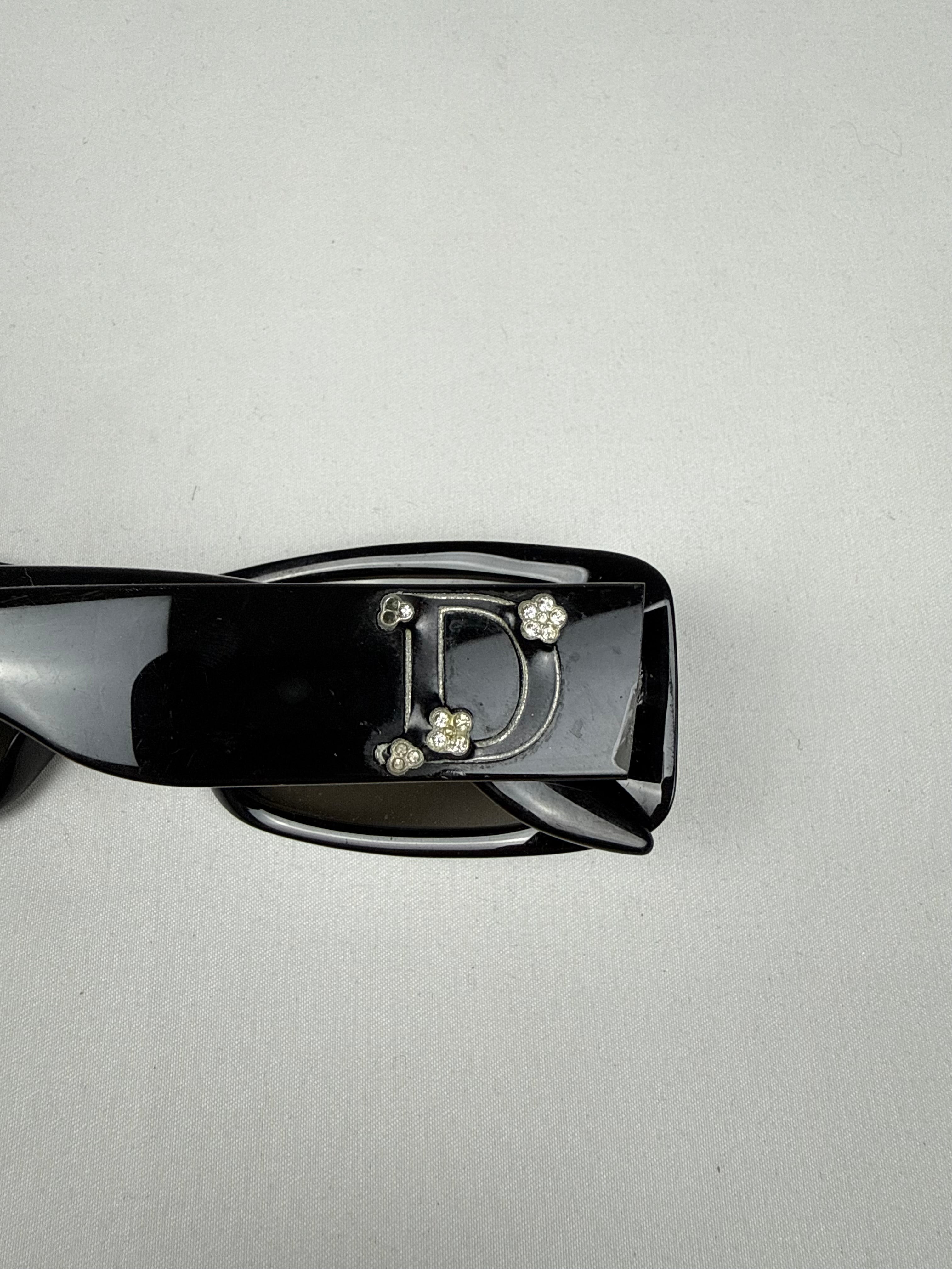 Black rhinestones sunglasses
