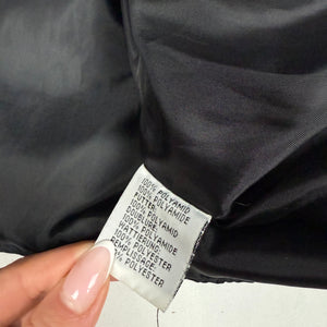 Black bi fabric puffer jumper jacket (M/L)