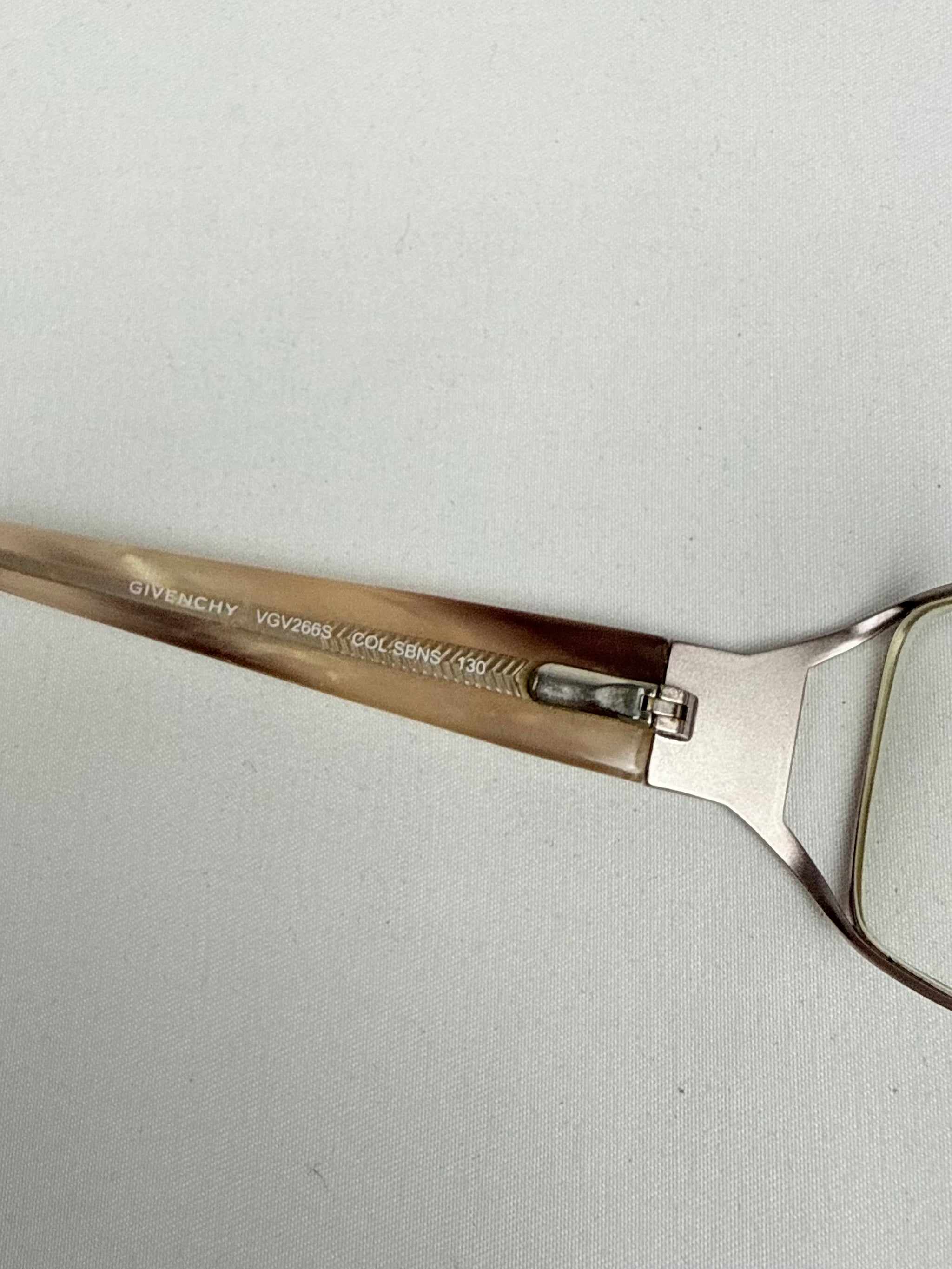Gold office glasses rhinestones logo (with prescription)