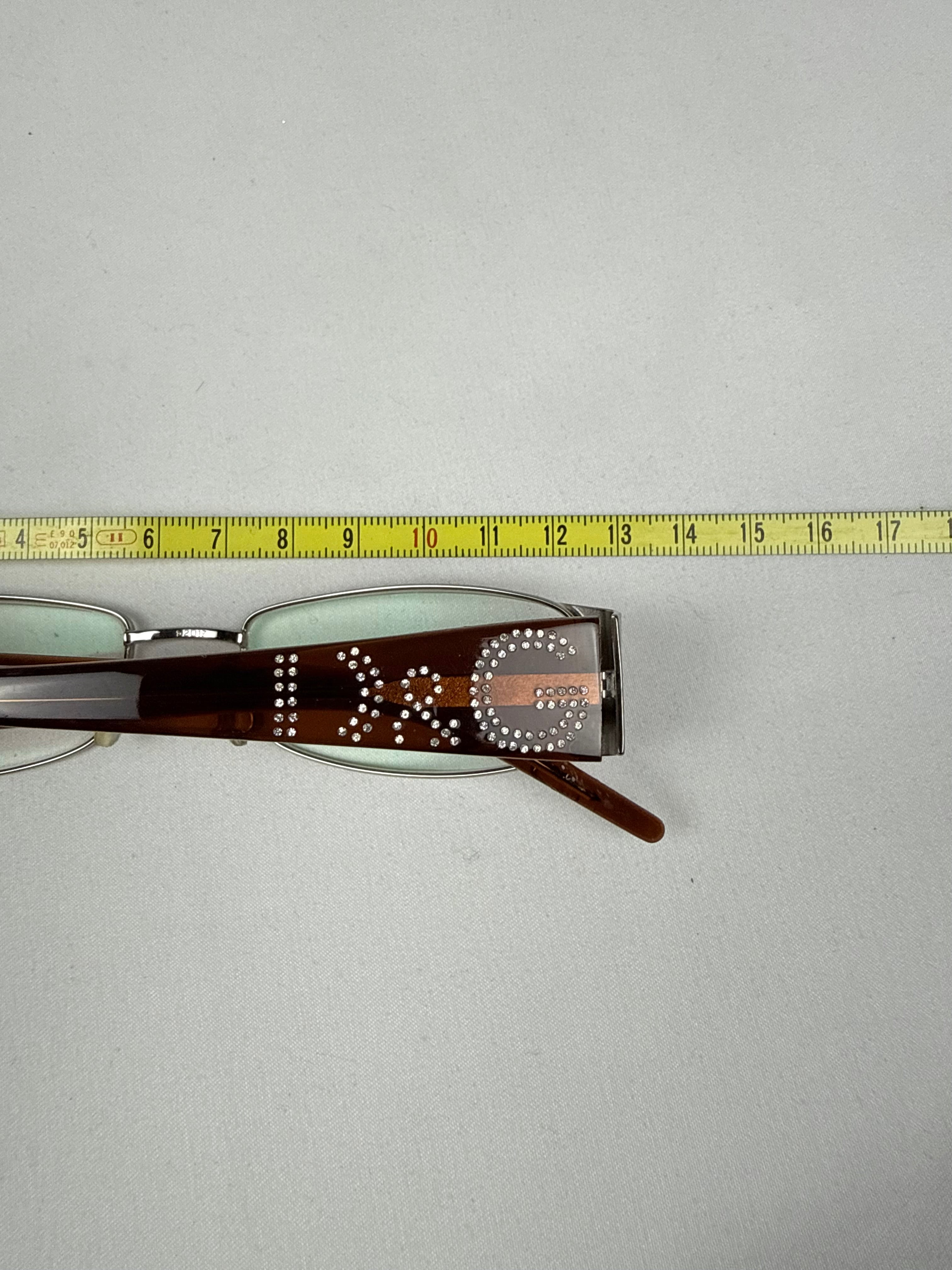 Brown logo office glasses (with prescription)