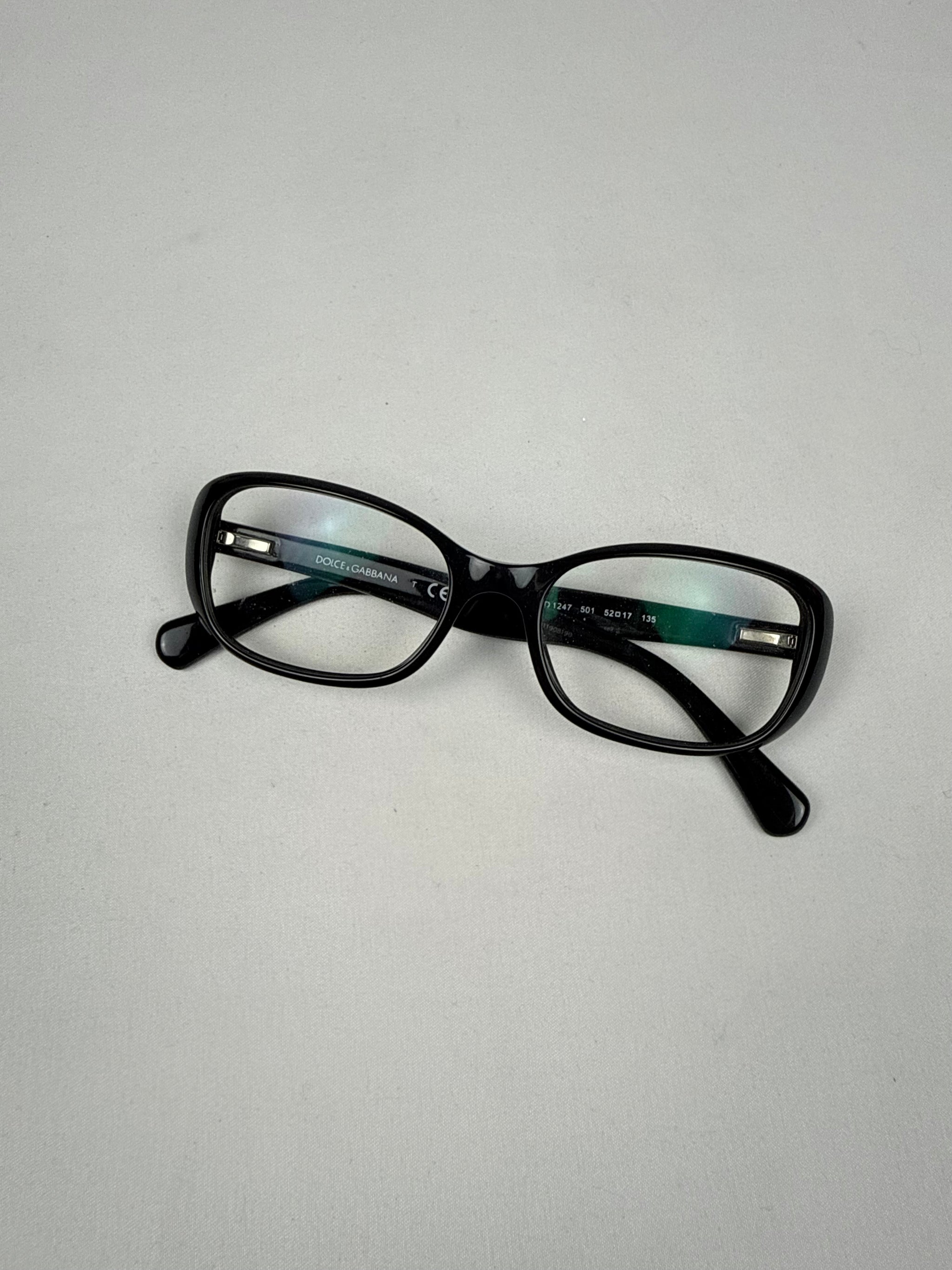 Black logo office glasses (no prescription)