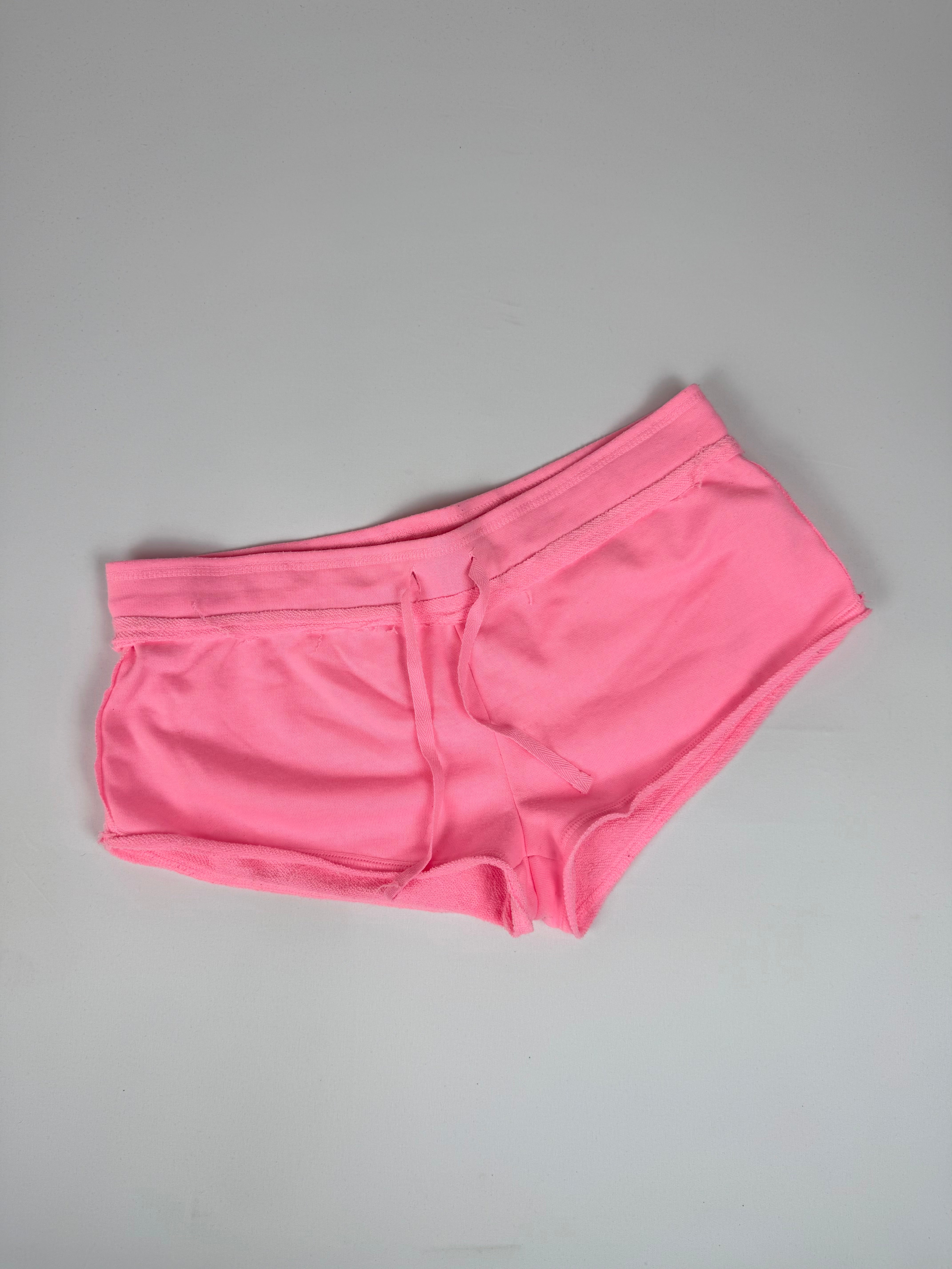 Pink cotton mini short (XL)
