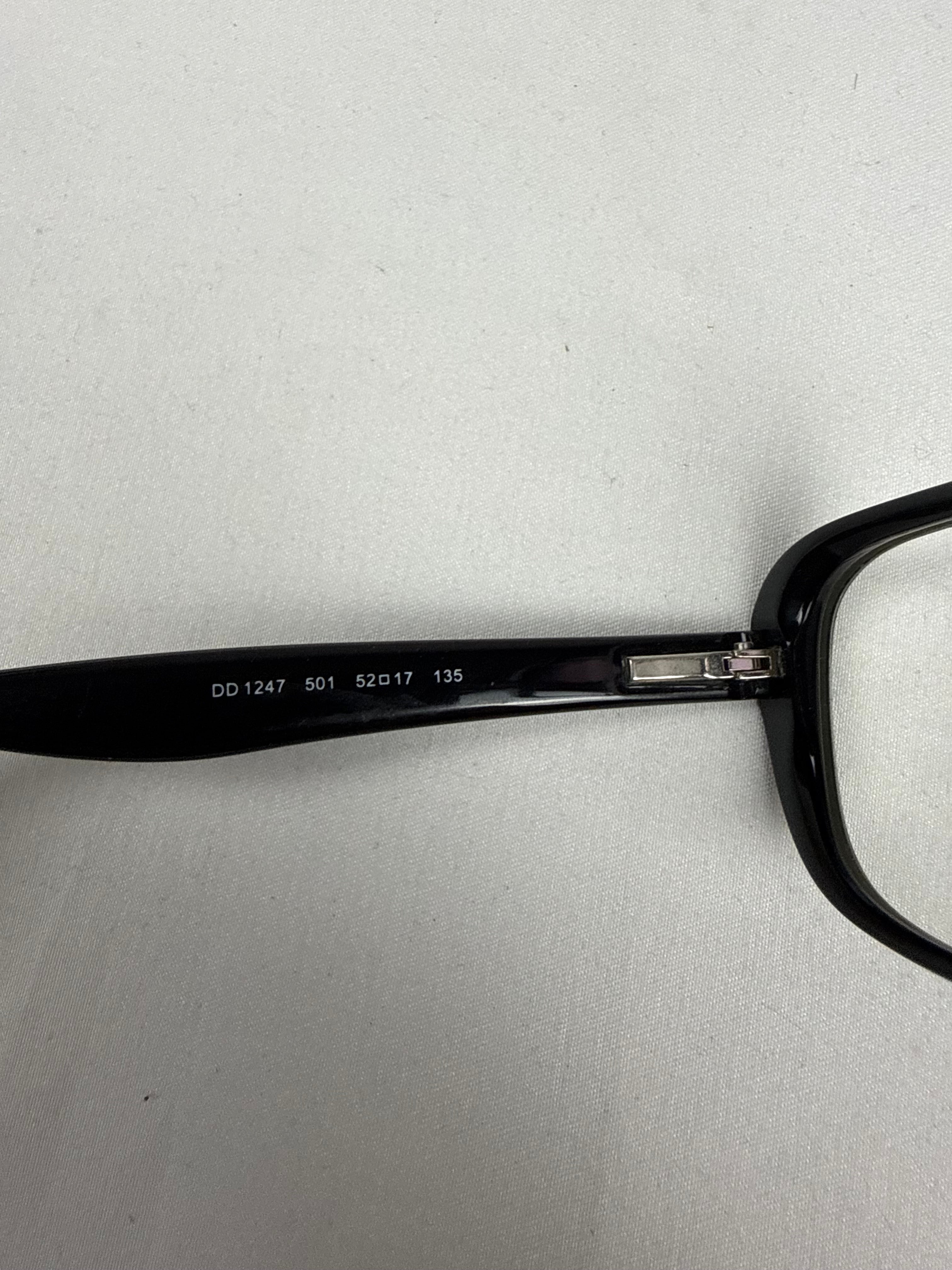 Black logo office glasses (no prescription)