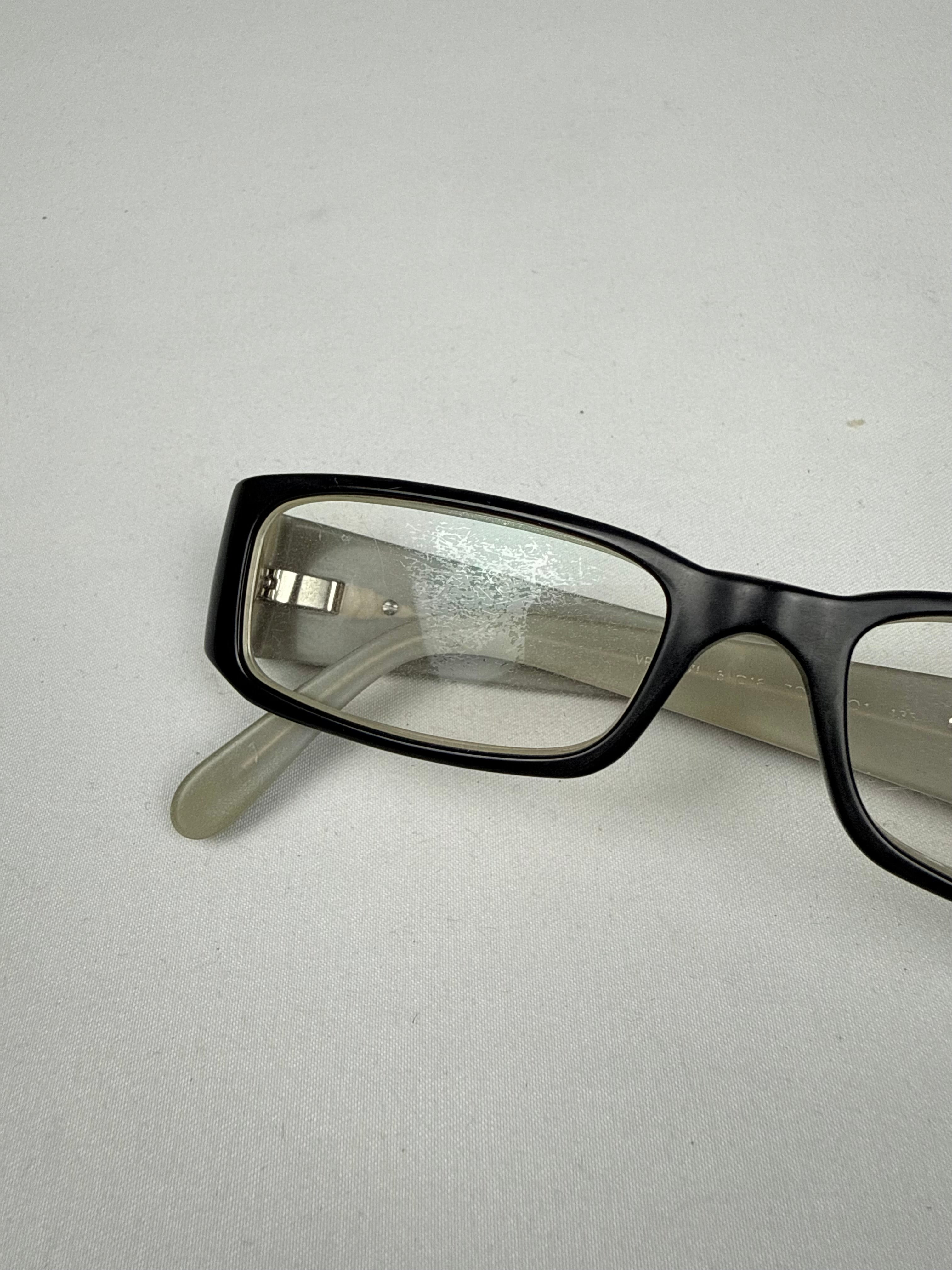 Black office square glasses (with prescription)