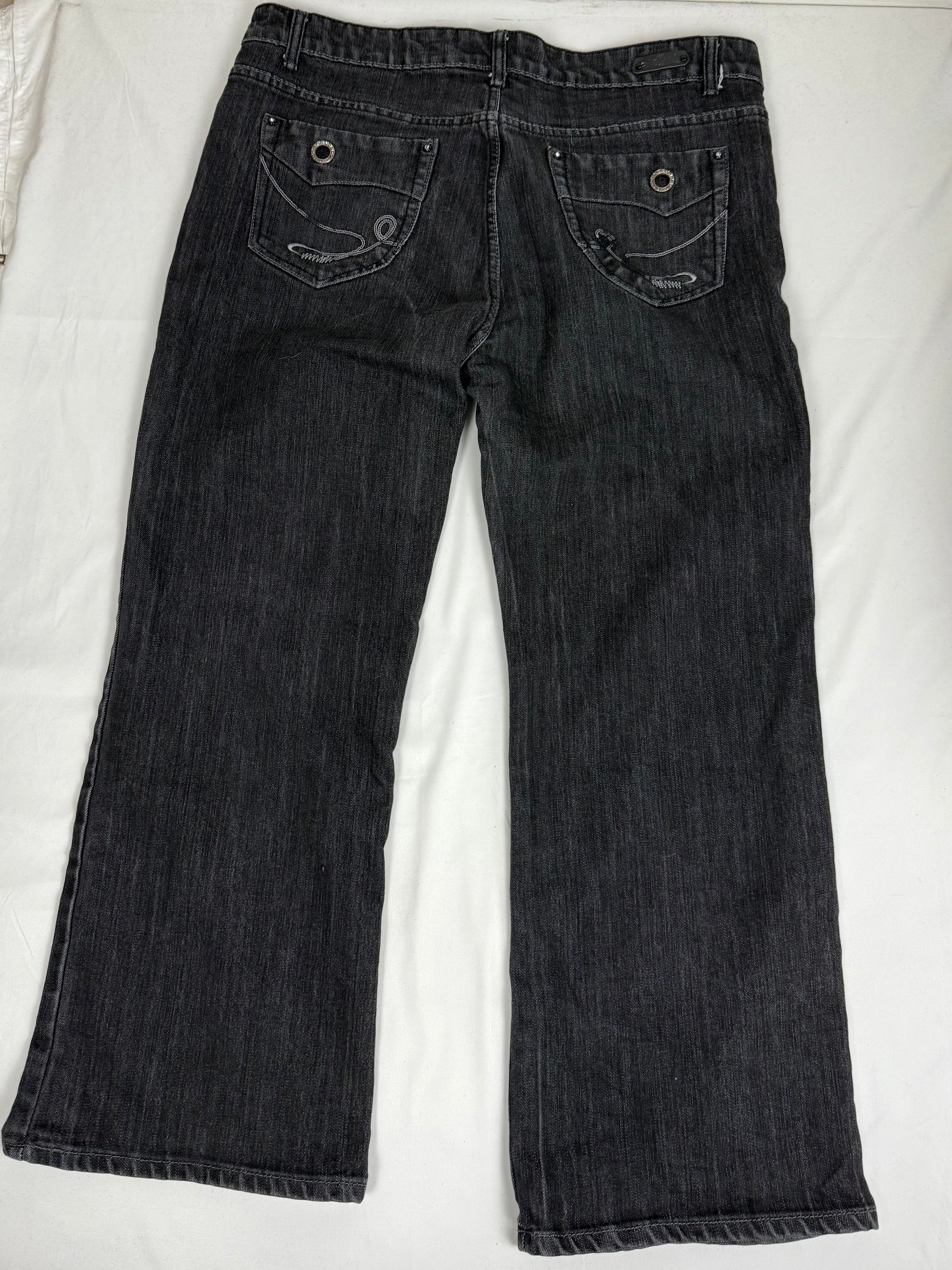 Grey low rise baggy pants (3XL)