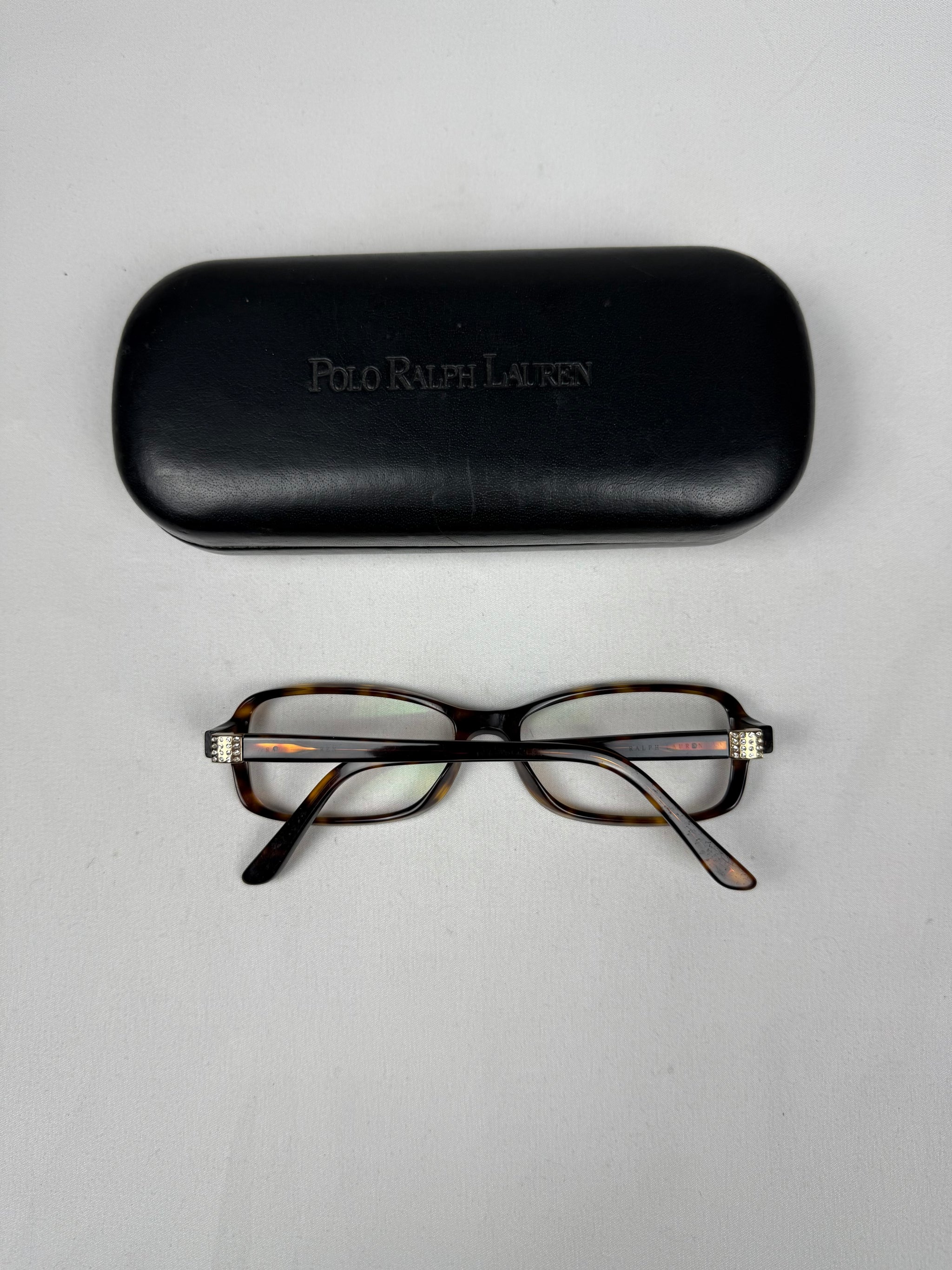 Brown square office glasses (with prescription)