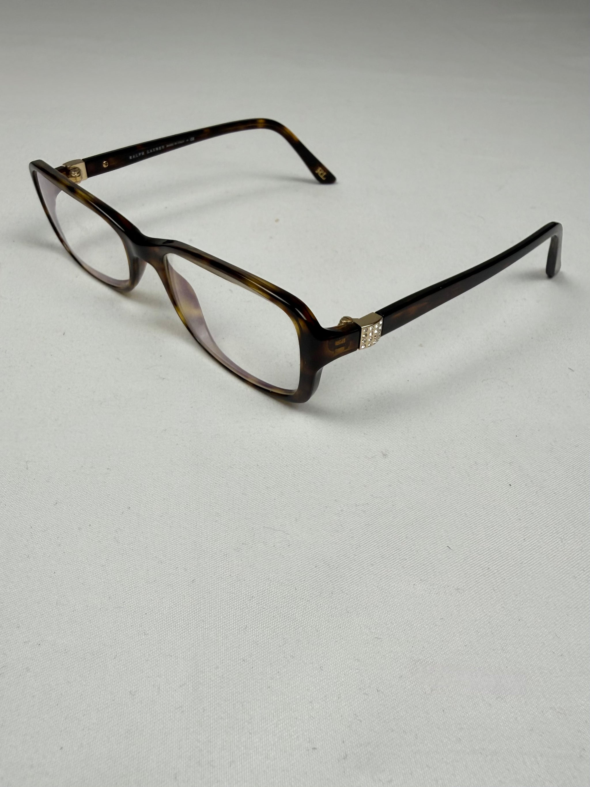 Brown square office glasses (with prescription)