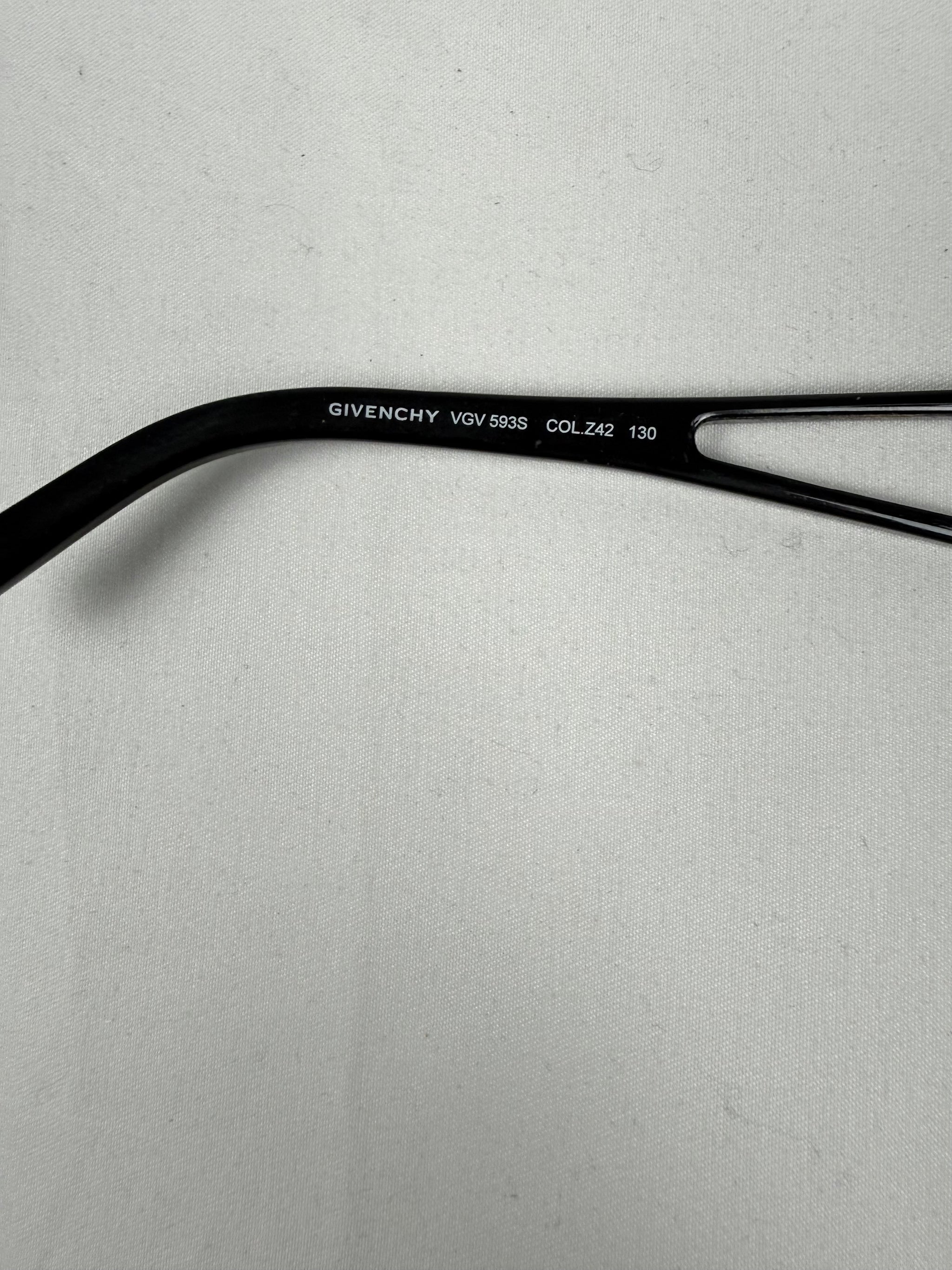 Black office glasses rhinestones logo (with prescription)