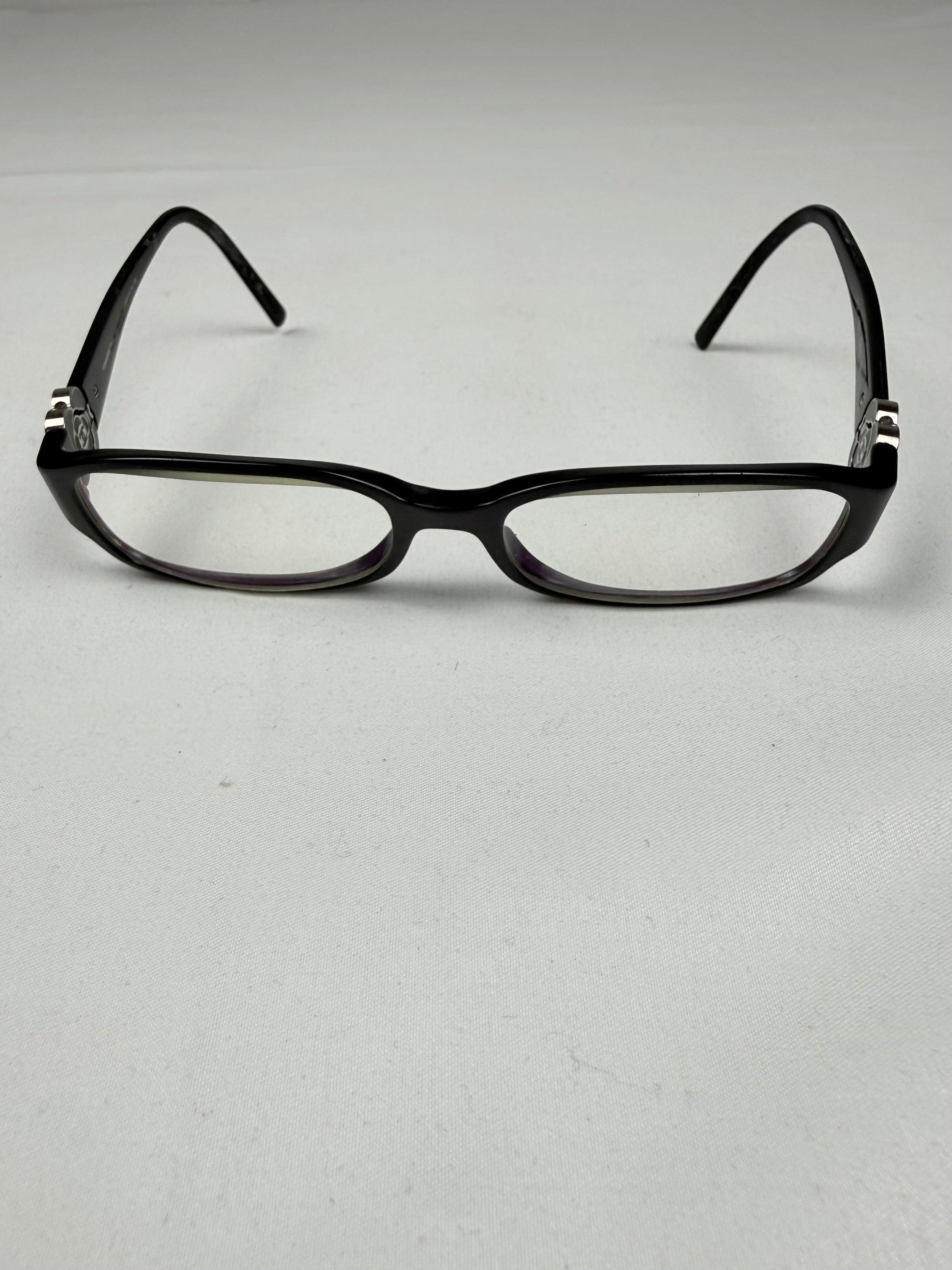 Black office square glasses (without prescription)