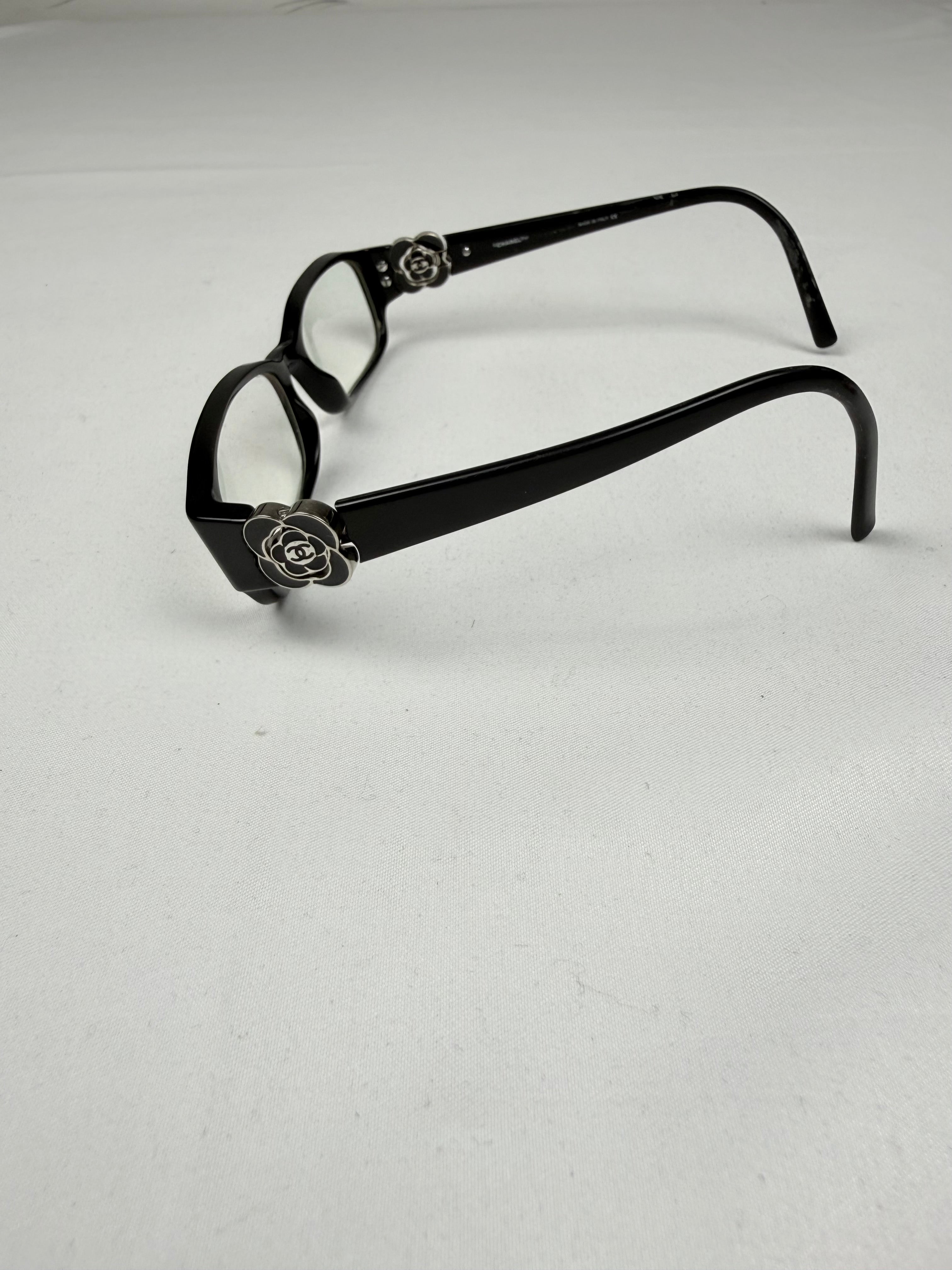 Black office square glasses (without prescription)