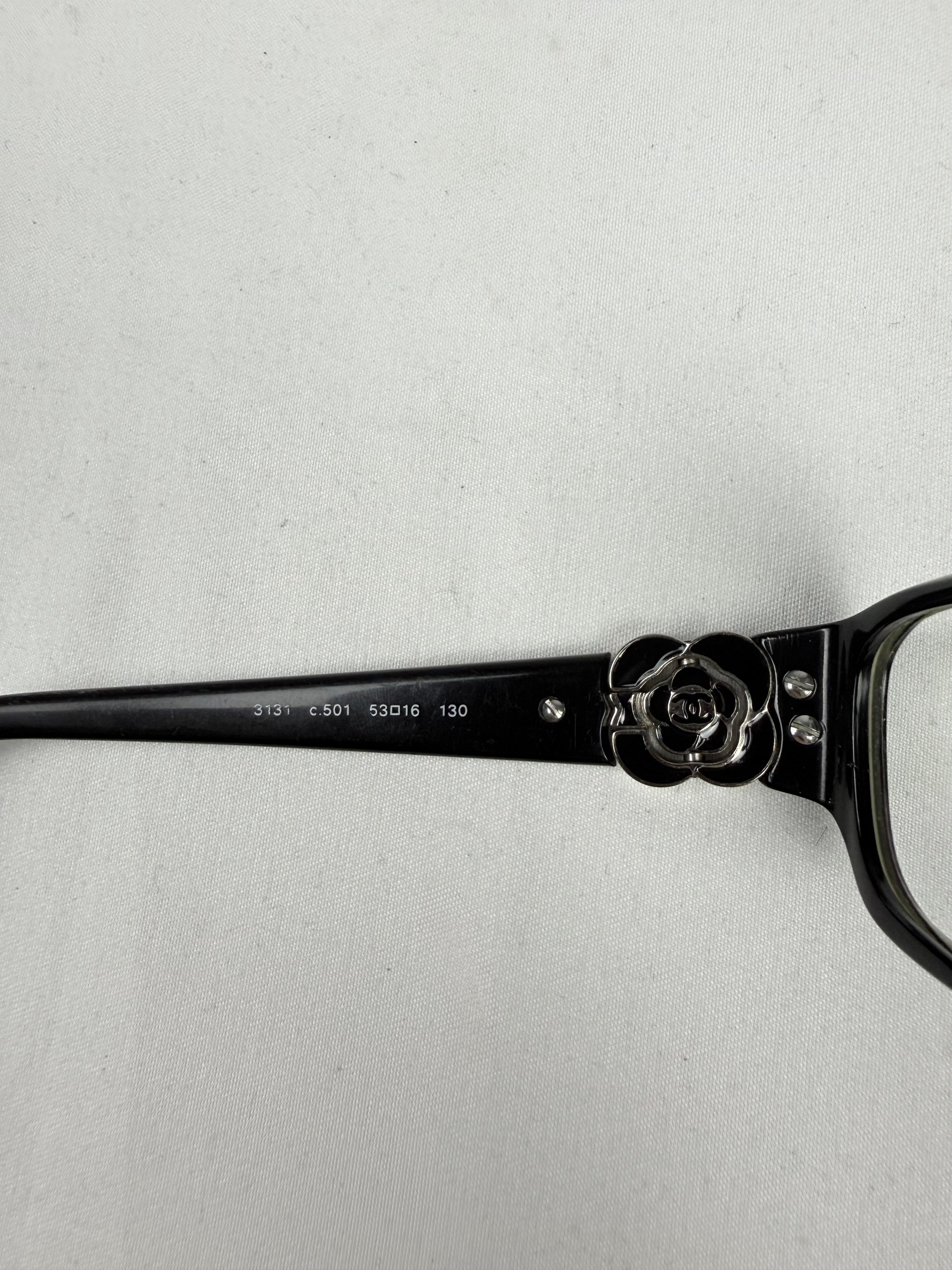Black office square glasses (without prescription)