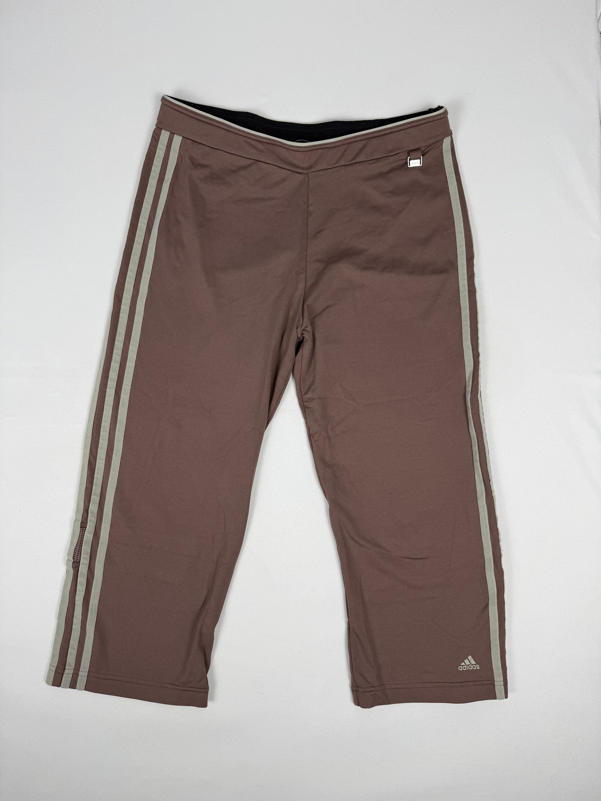 Brown super stretchy capri pants (L)