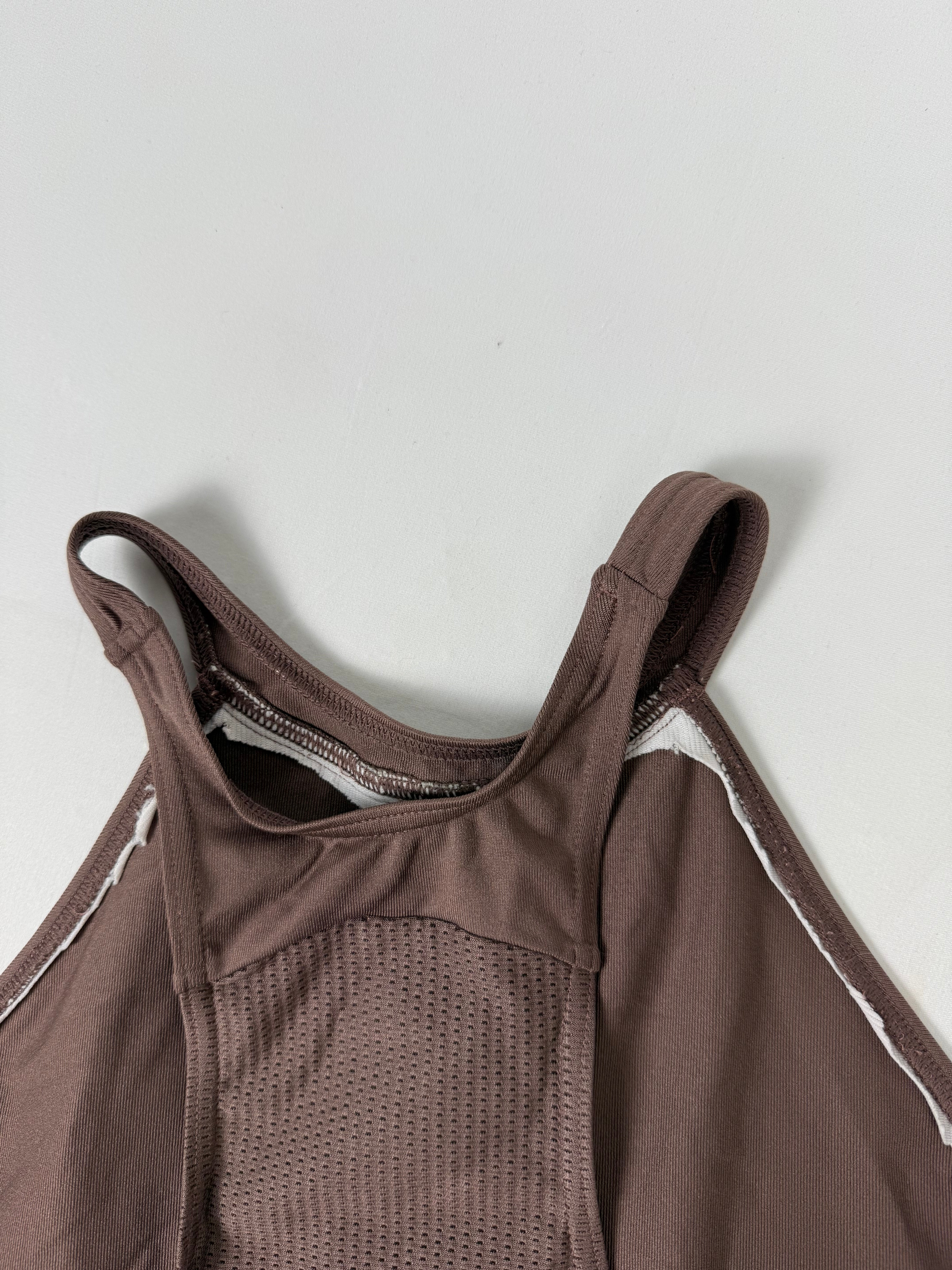 Débardeur graphique beige (S)