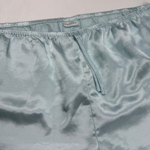 Baby blue silky low rise mini short (S/M)