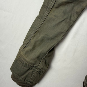 Khaki 100% cotton biker jacket (S)