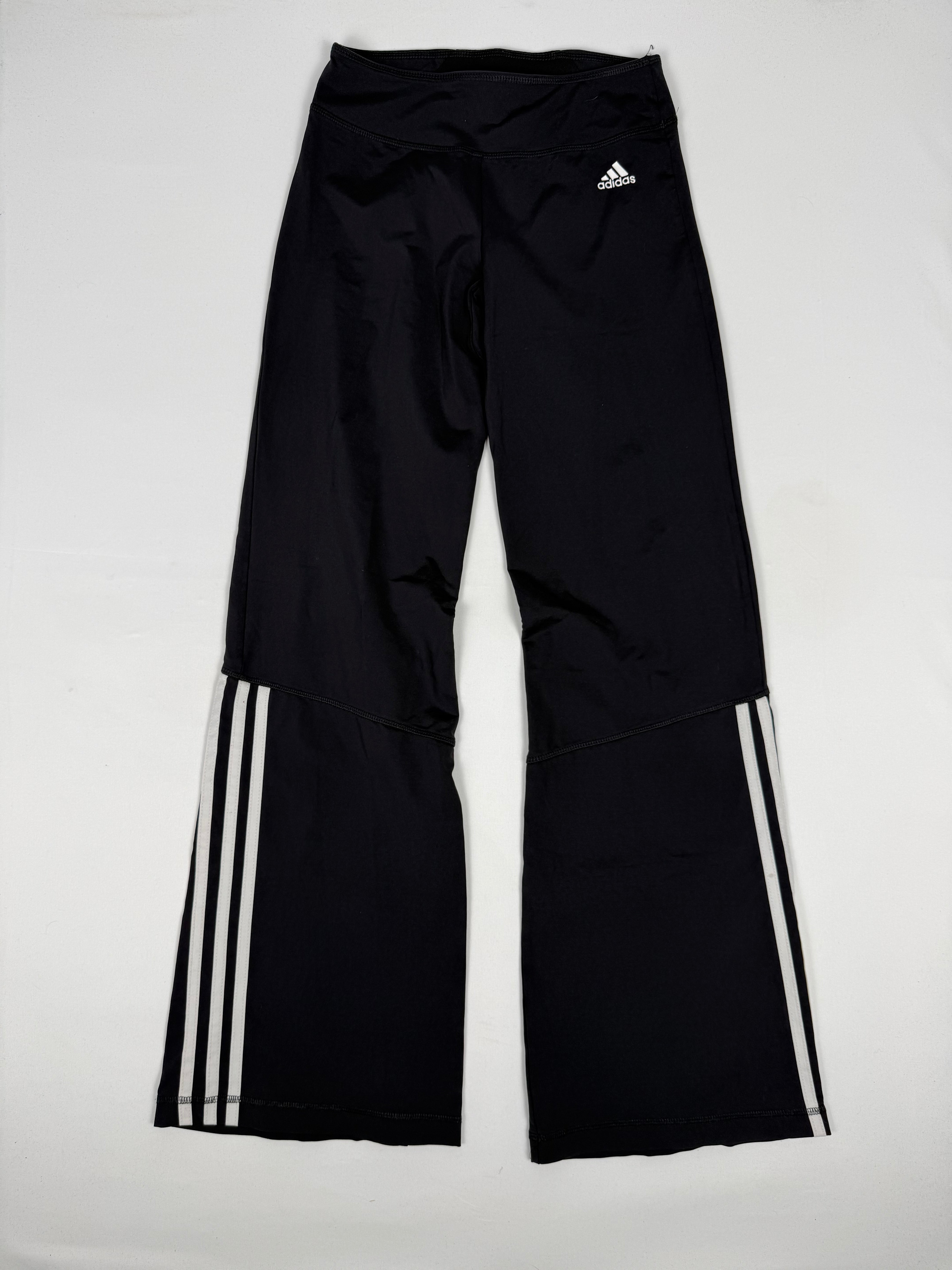 Black super stretchy flare pants (S)