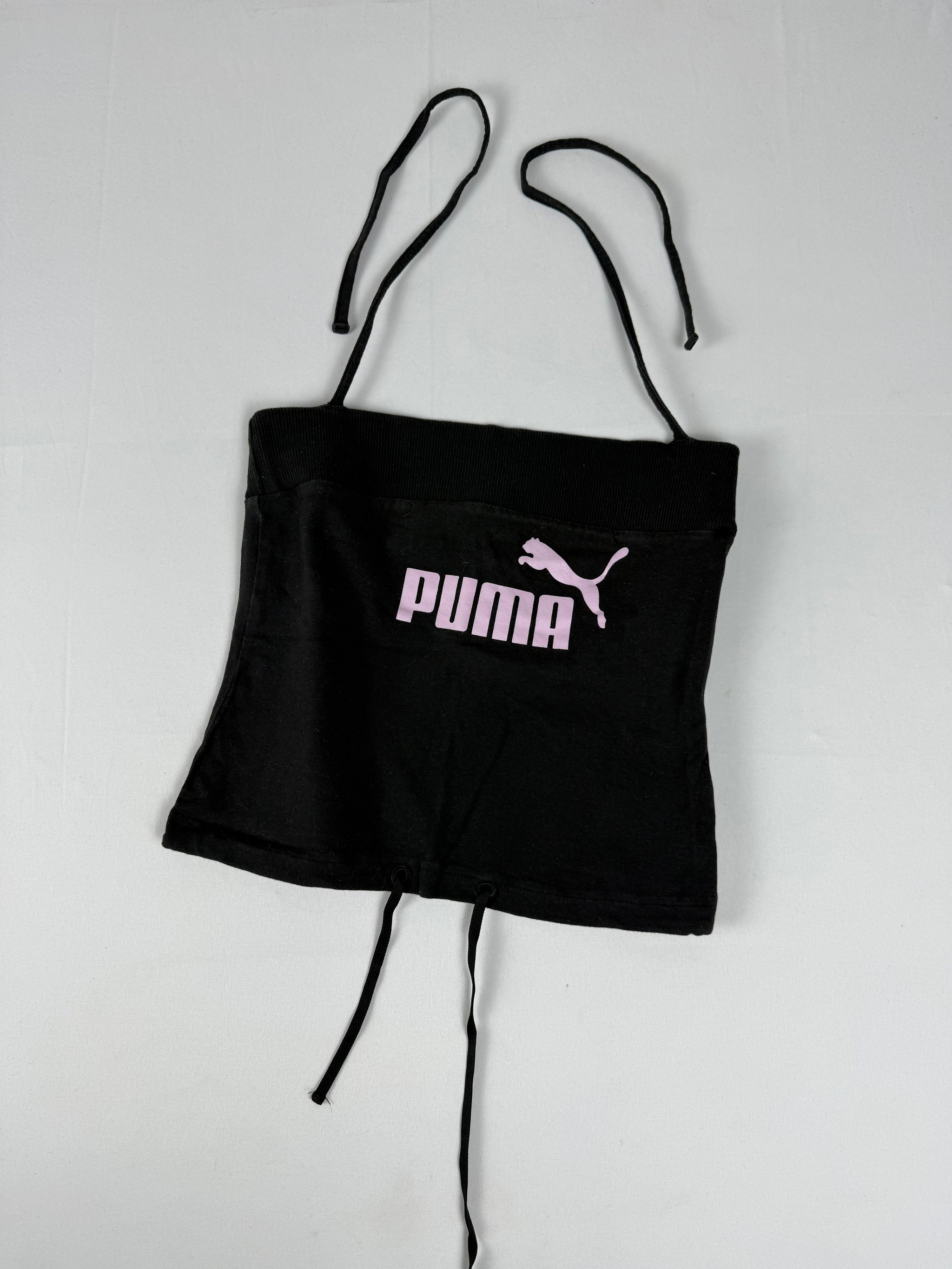 Black activewear halter top (XS/S)