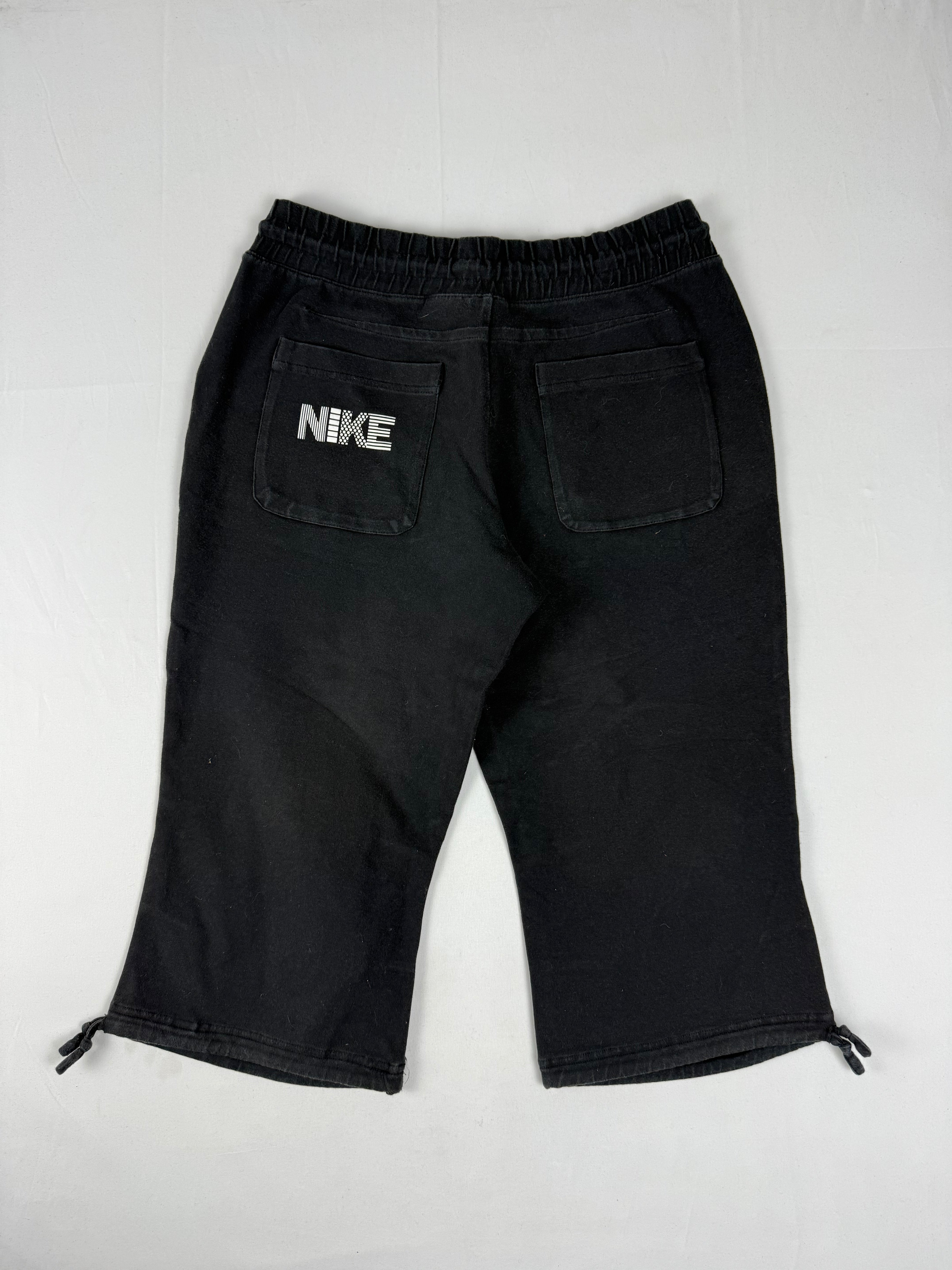 Black cotton activewear capri pants (XS/S)